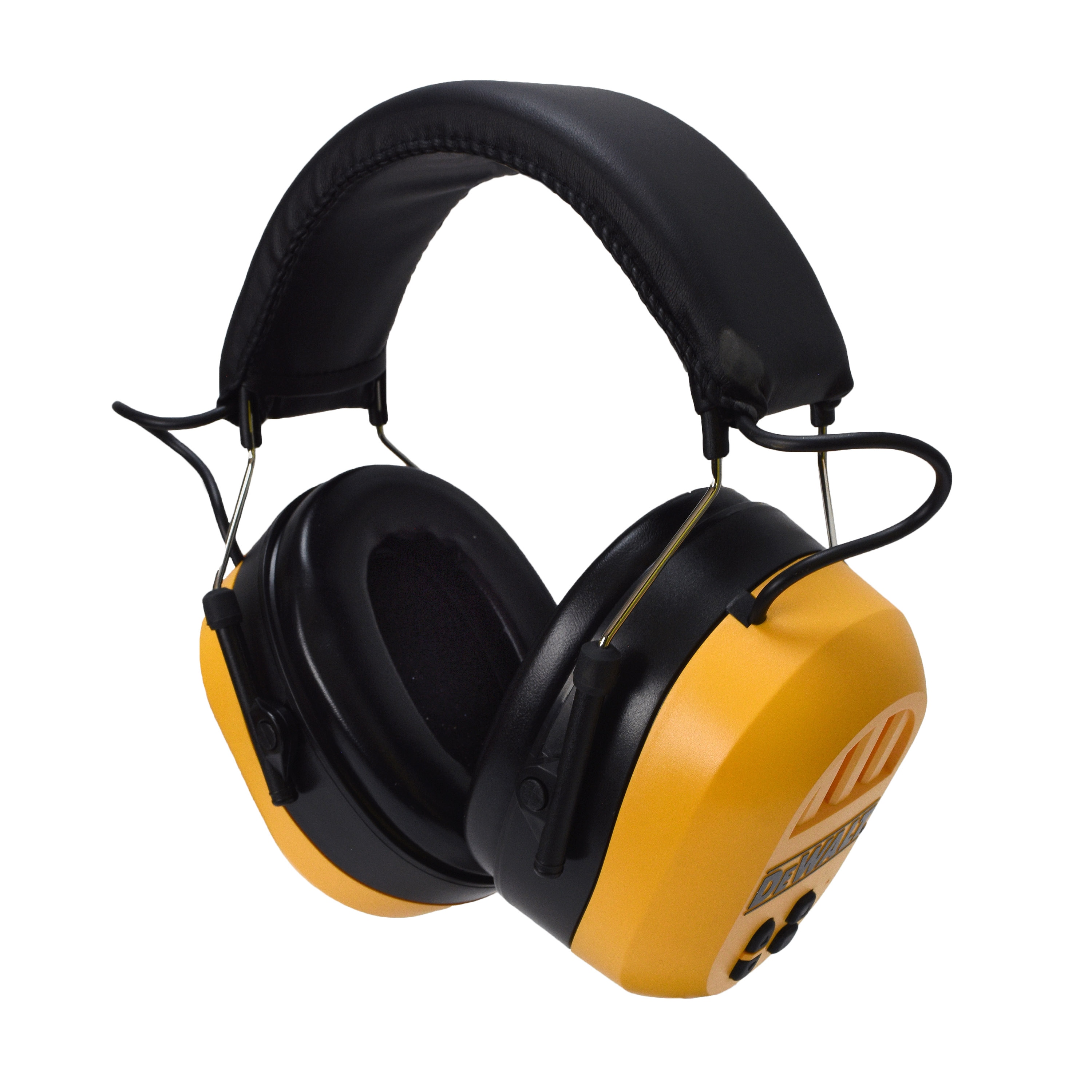 Protectores auditivos inalámbricos reutilizables DEWALT DPG17 con reducción de ruido de 25 dB.