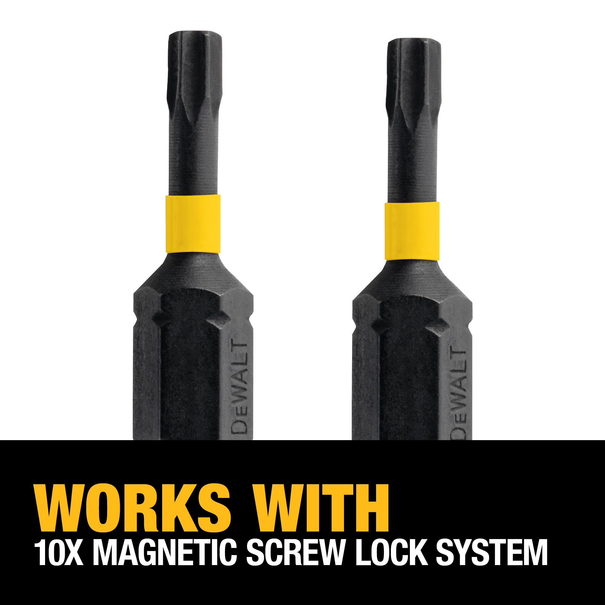 Punta de impacto Torx DEWALT FlexTorq de 1/4 pulgadas x 1 pulgada, juego de 2 piezas DWA1TX15IR2-Z