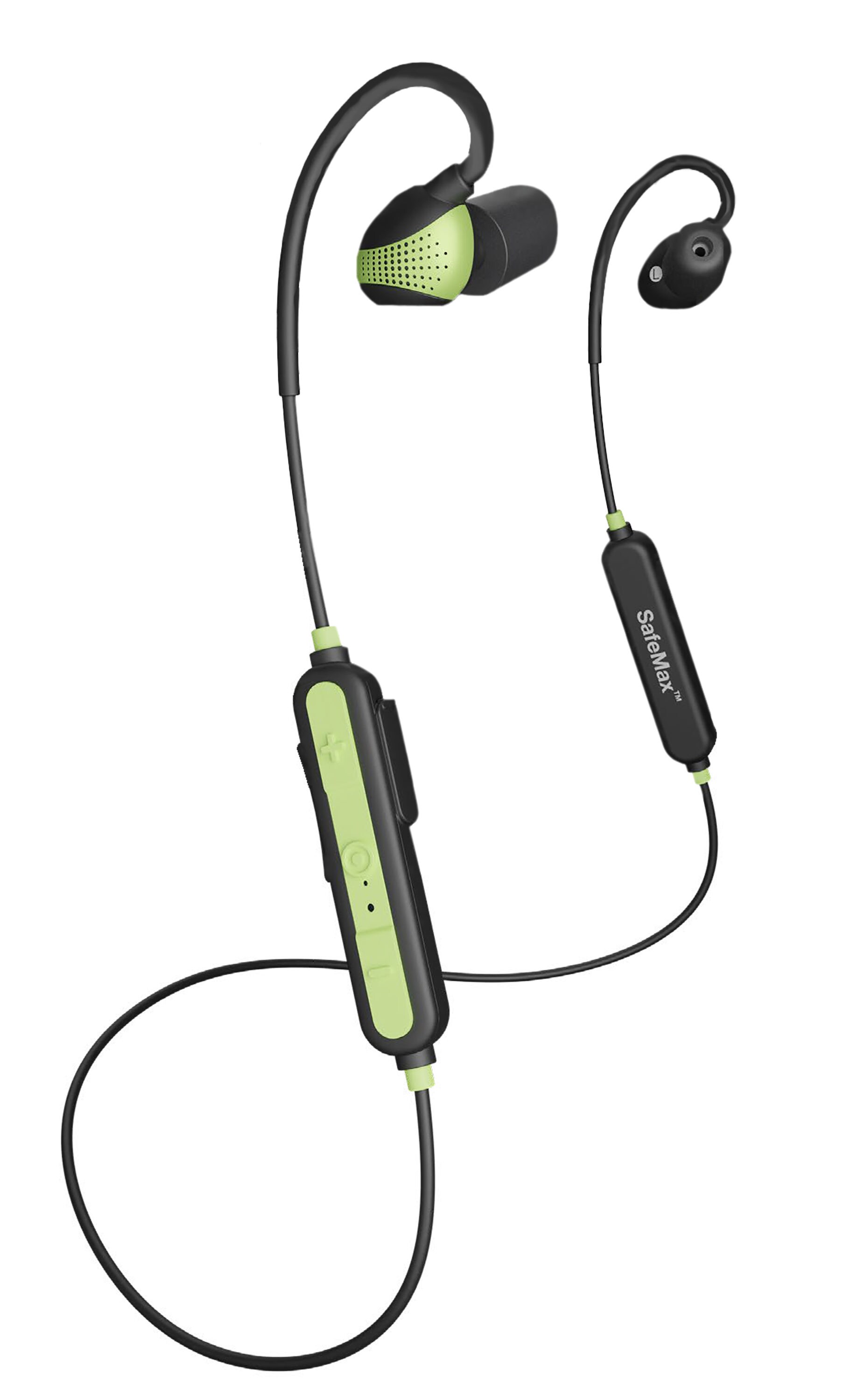 Auriculares de protección auditiva inalámbricos reutilizables con conciencia ISOtunes PRO, compatible con Bluetooth, con clasificación de reducción de ruido de 26 dB.