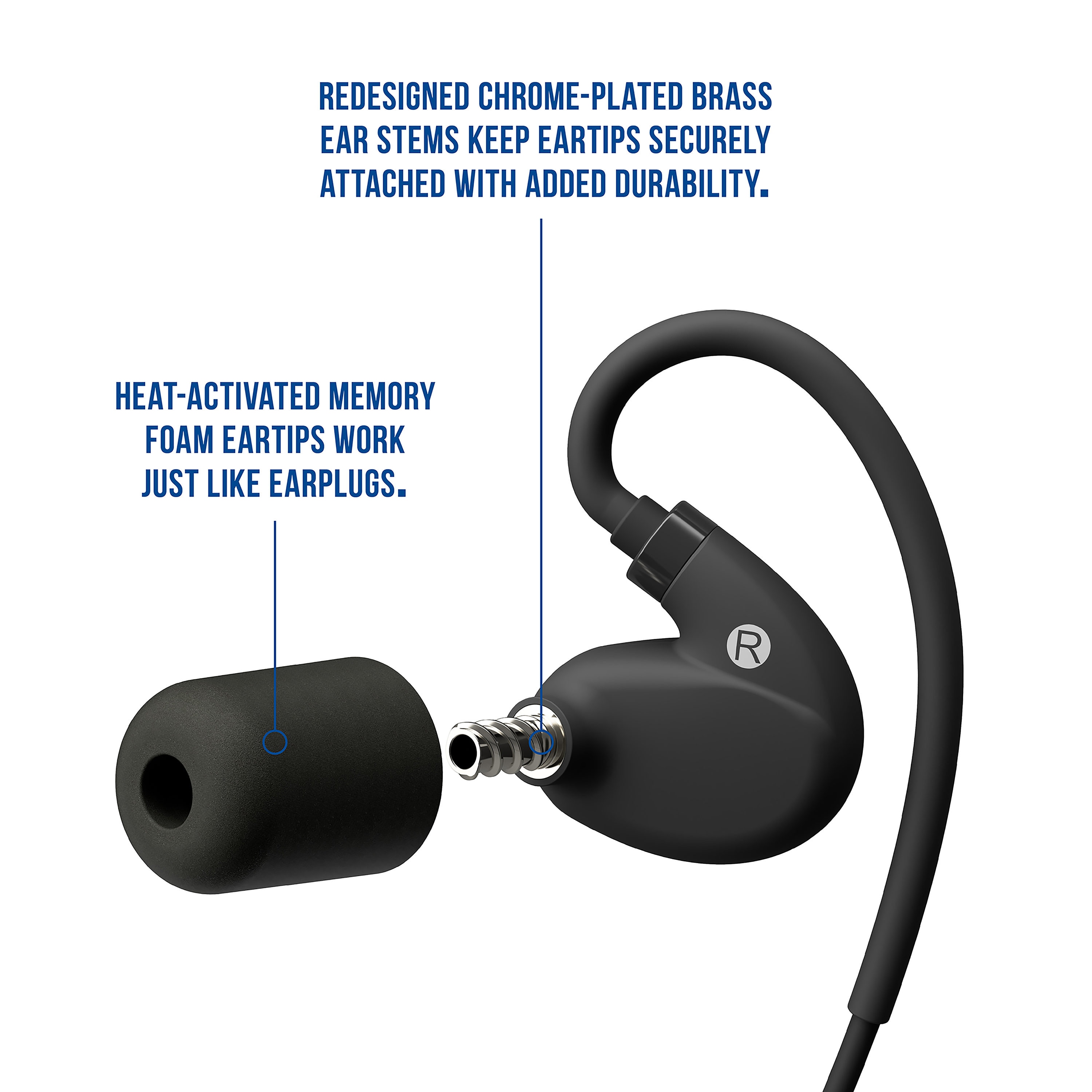 Protectores auditivos inalámbricos reutilizables ISOtunes Pro 2.0 con compatibilidad Bluetooth y reducción de ruido de 27 dB IT-23