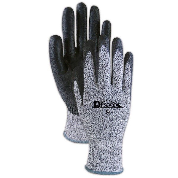 Guantes recubiertos de palma de PU de mezcla HPPE Magid DROC GPD530, empaquetados en contracción para venta automática - SW-GPD530-9