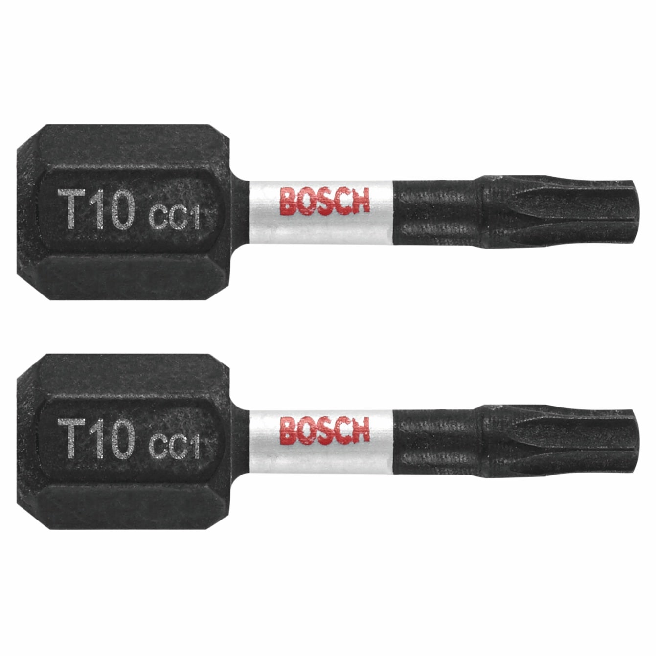 Punta de destornillador de impacto Phillips/Torx de 1/4 pulg. x 1 pulg. Bosch Driven 2 piezas ITDT10102