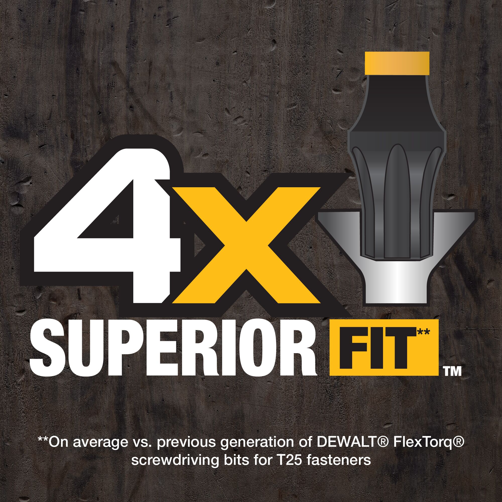 Punta de destornillador de impacto Torx DEWALT FlexTorq de 1/4 pulgadas x 1 pulgada, juego de 30 piezas DWAF1TX25IR30