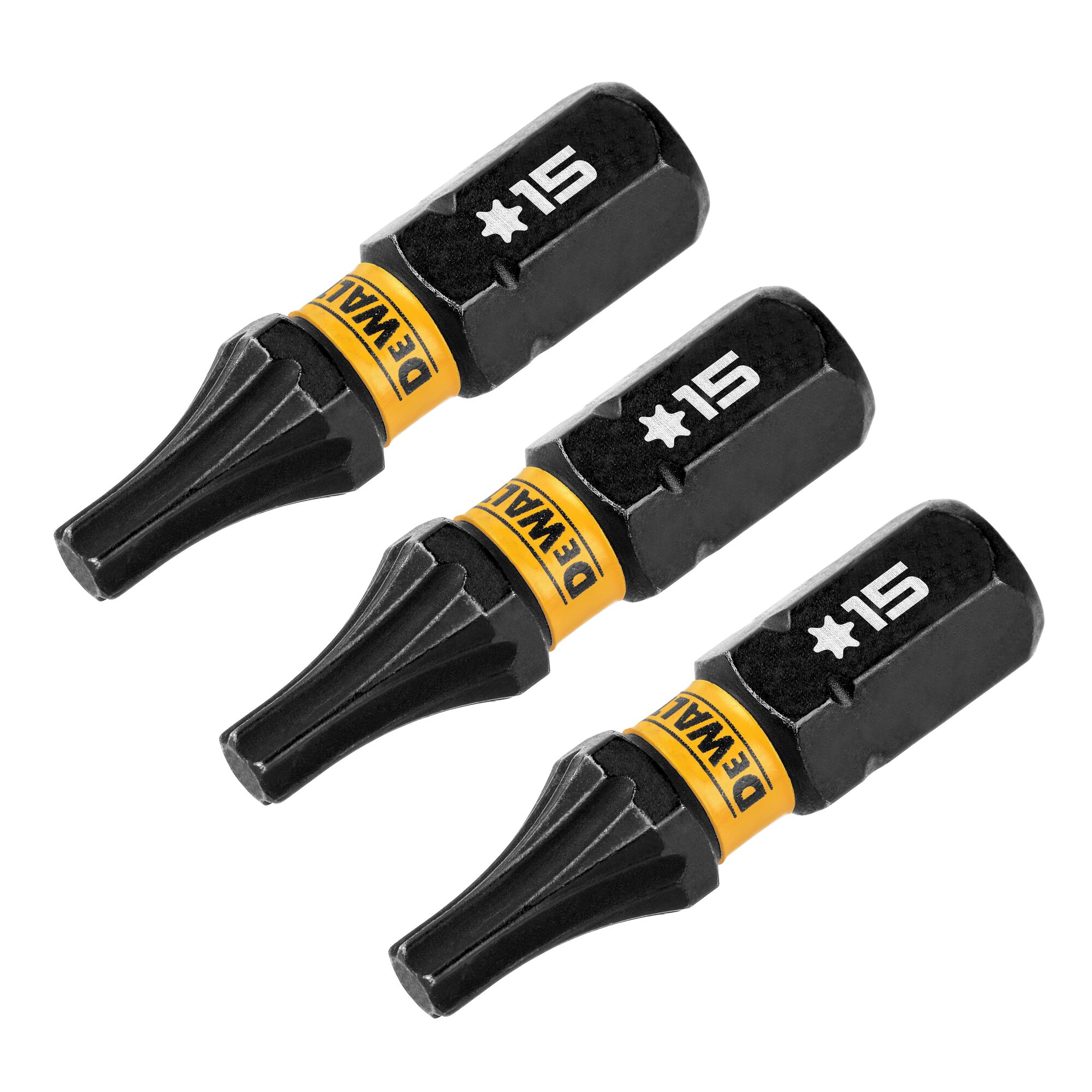 Punta de destornillador de impacto Torx DEWALT FlexTorq de 1/4 pulgadas x 1 pulgada, juego de 30 piezas DWAF1TX25IR30