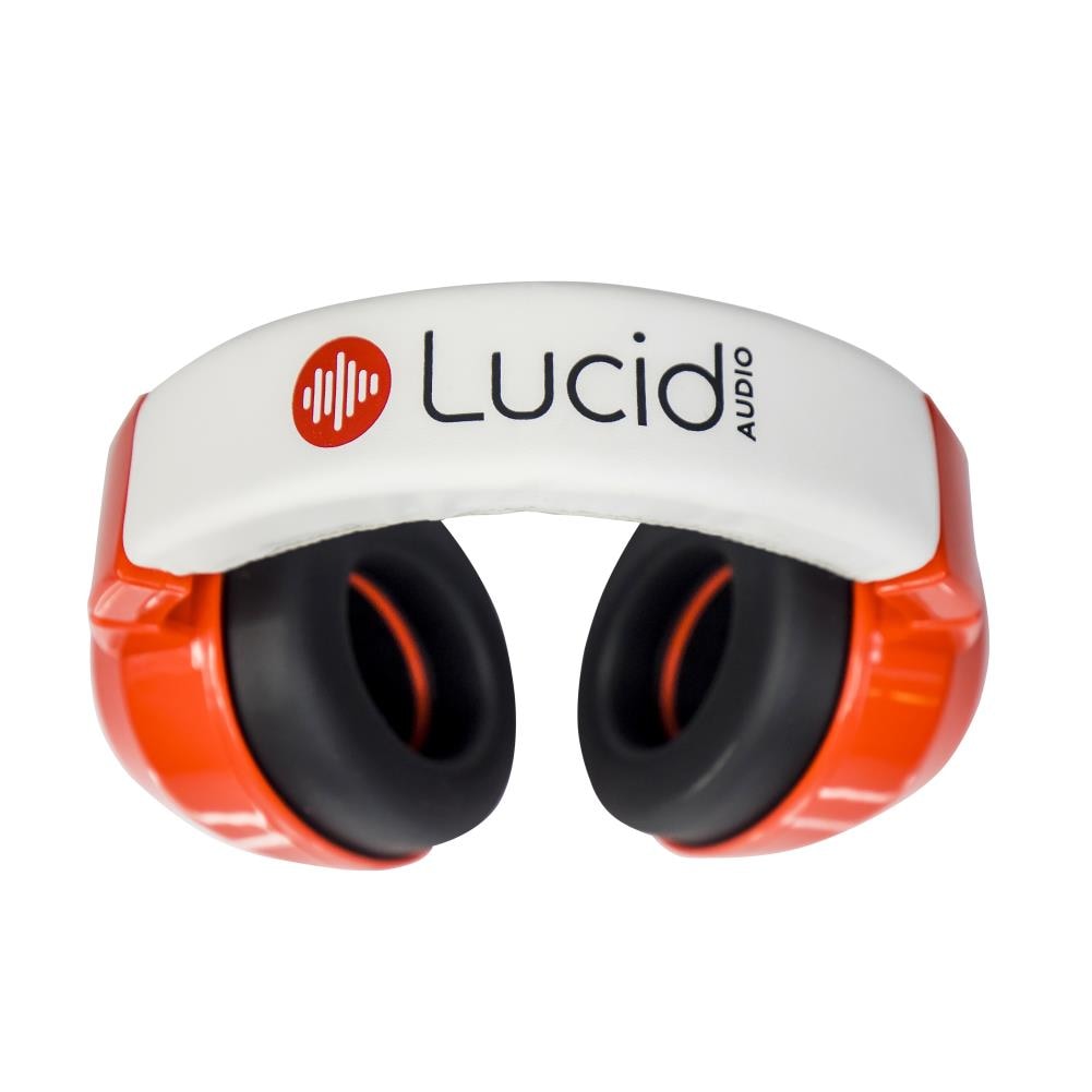 Cascos protectores reutilizables inalámbricos para la audición de Lucid Audio Reducción de ruido: 22 dB Calificación de Reducción de Ruido LA-KIDS-PM-RD