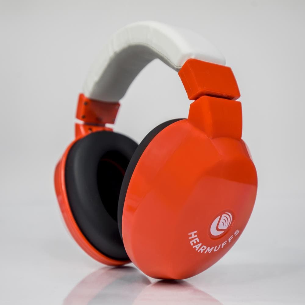 Cascos protectores reutilizables inalámbricos para la audición de Lucid Audio Reducción de ruido: 22 dB Calificación de Reducción de Ruido LA-KIDS-PM-RD