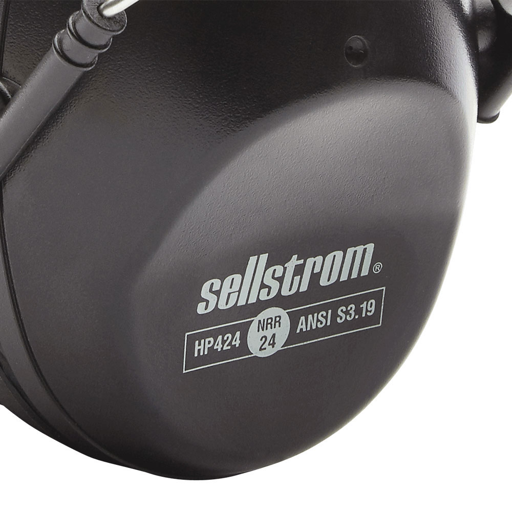 Protectores auditivos inalámbricos reutilizables Sellstrom Earmuffs con reducción de ruido de 24db NRR S23403