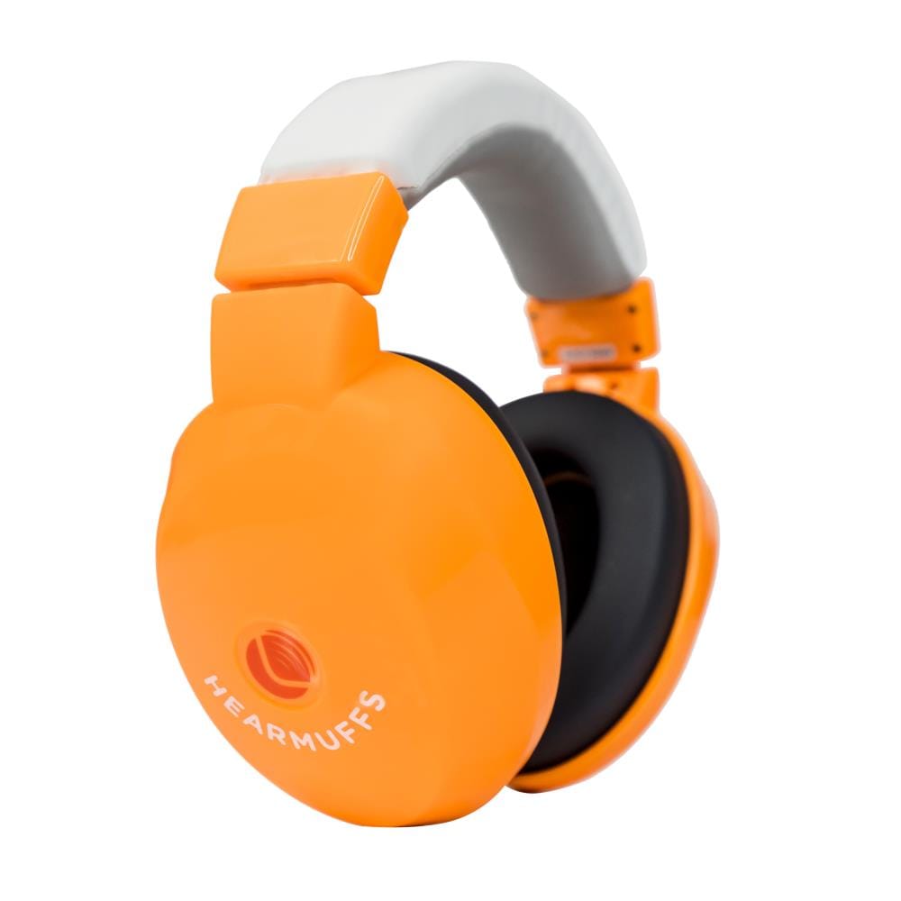 Protector auditivo inalámbrico reutilizable Lucid Audio para niños LA-KIDS-PM-OR, con reducción de ruido de 22 dB.