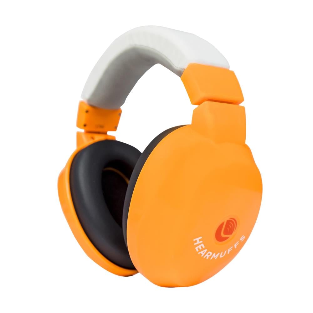 Protector auditivo inalámbrico reutilizable Lucid Audio para niños LA-KIDS-PM-OR, con reducción de ruido de 22 dB.