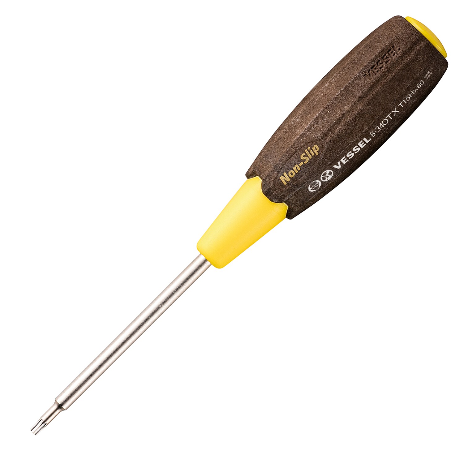 Desarmador magnético Torx VESSEL T15 x 3 pulgadas 340T15H80