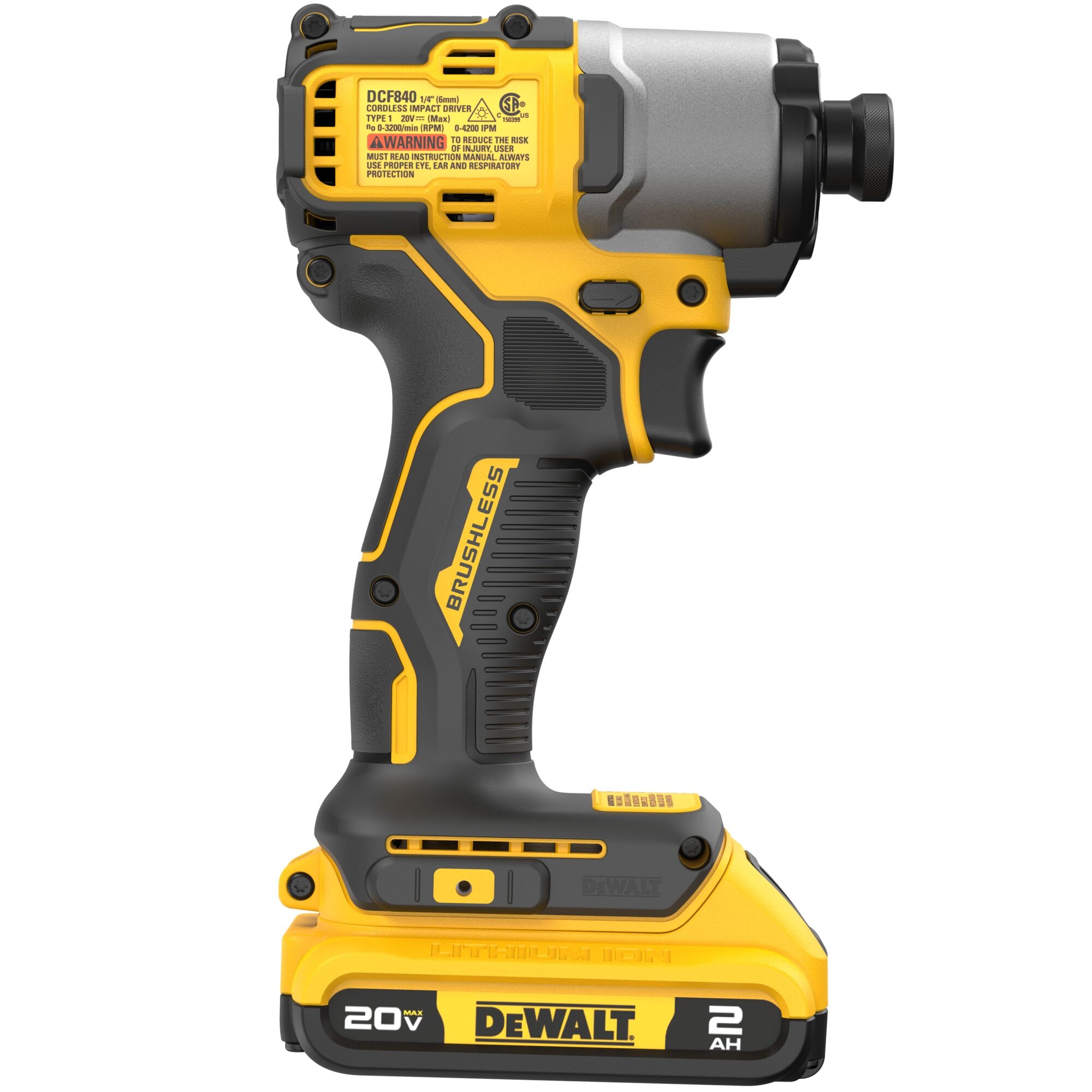 DEWALT 20-volt max Inalámbrico con Cargador y Bolsa Suave incluidos DCF840D1
