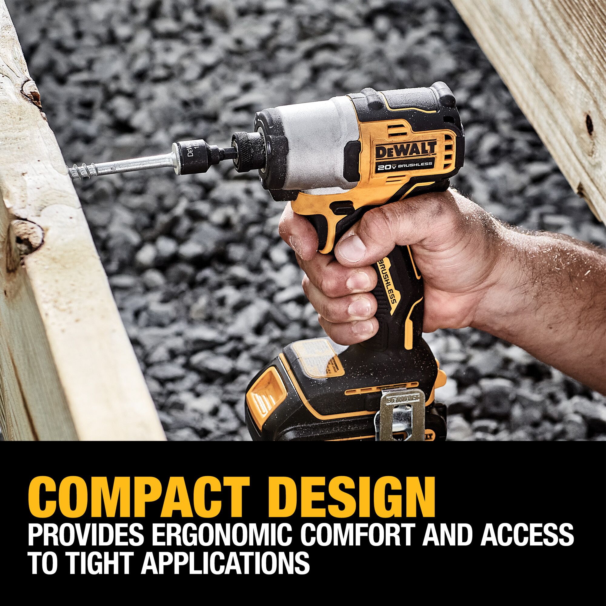 DEWALT 20-volt max Inalámbrico con Cargador y Bolsa Suave incluidos DCF840D1
