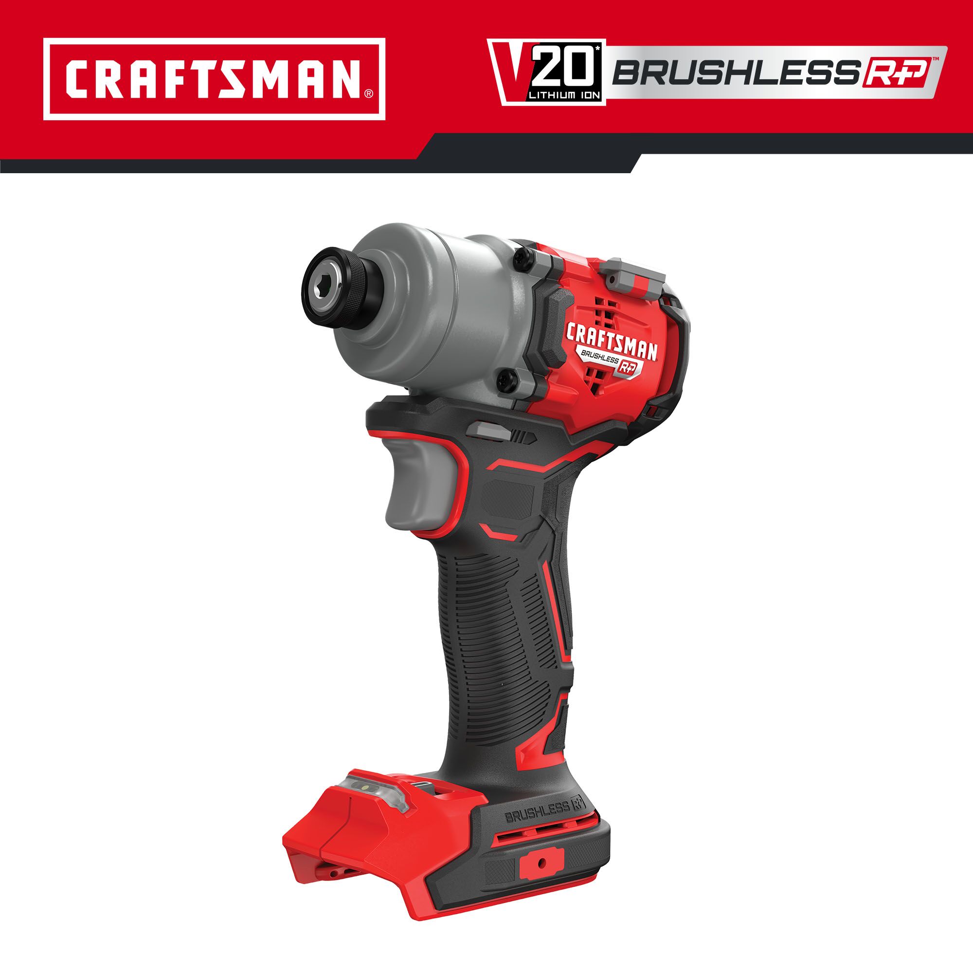 CRAFTSMAN V20 RP 20-volt max 1/4-in Inalámbrico sin escobillas de impacto (batería no incluida y cargador no incluido) CMCF830B