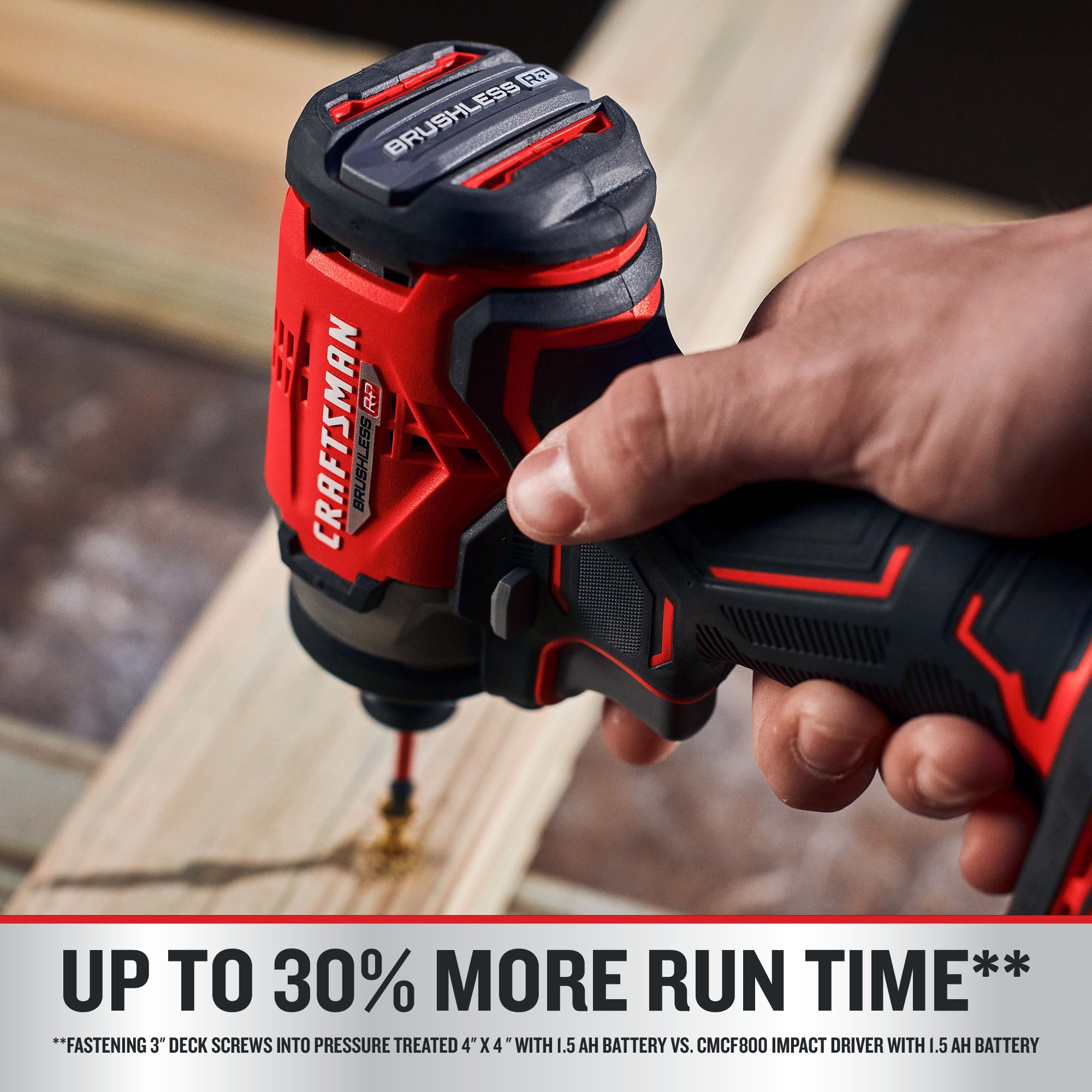 CRAFTSMAN V20 RP 20-volt máx. Llave de impacto inalámbrica sin escobillas (batería incluida, cargador incluido y bolsa suave incluida) CMCF813C2