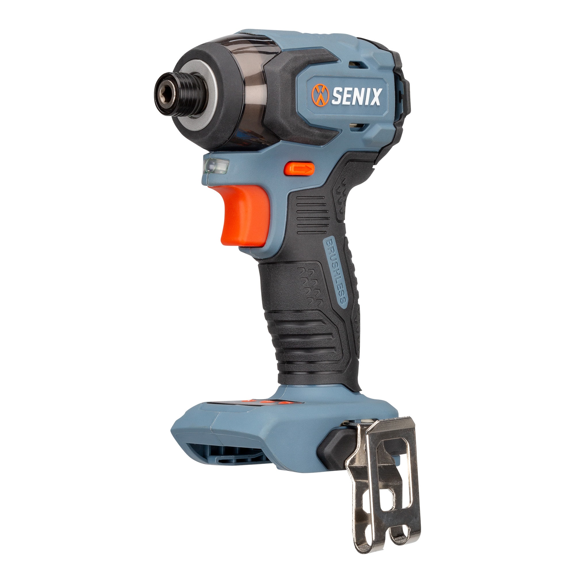 Impact Driver Inalámbrico sin Escobillas SENIX X2 de 20 voltios y 1/4 pulgadas (Batería y Cargador no incluidos) PDIX2-M2-0