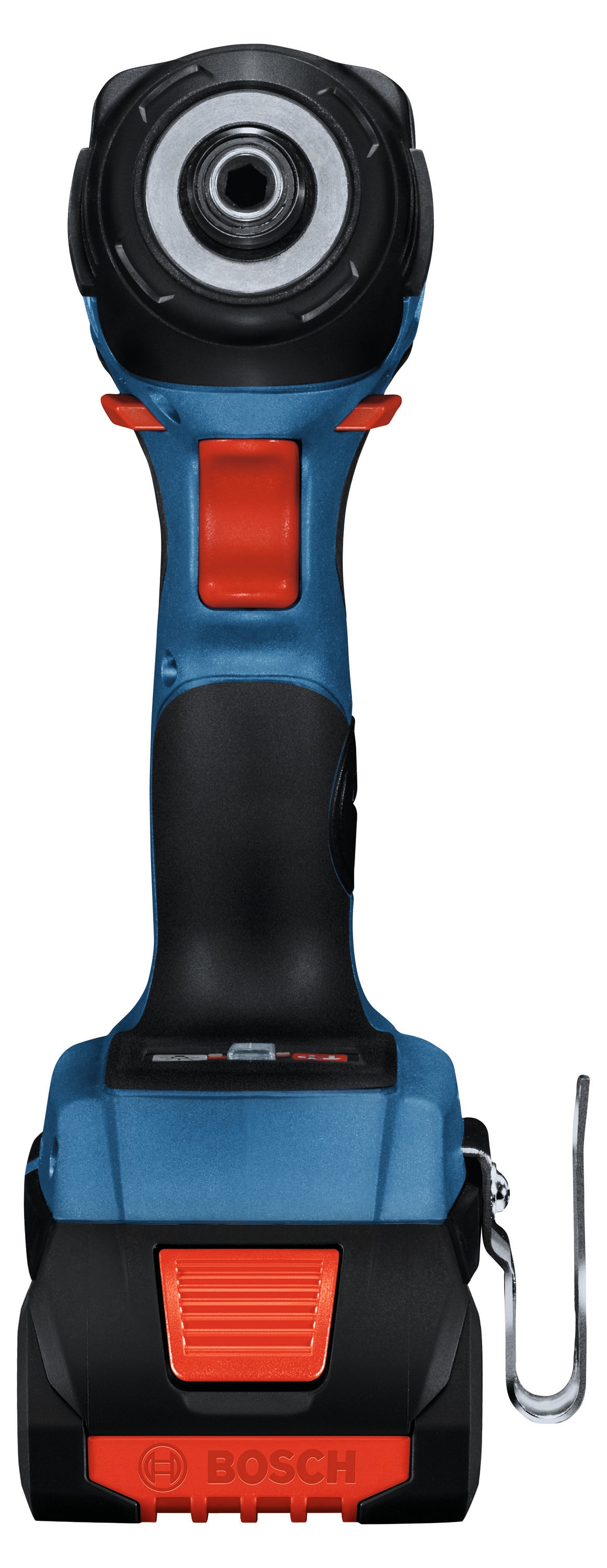 Destornillador de Impacto Inalámbrico Bosch 18 voltios 1/4 pulgadas sin escobillas (batería incluida, cargador incluido y bolsa suave incluida) GDR18V-1800CB25