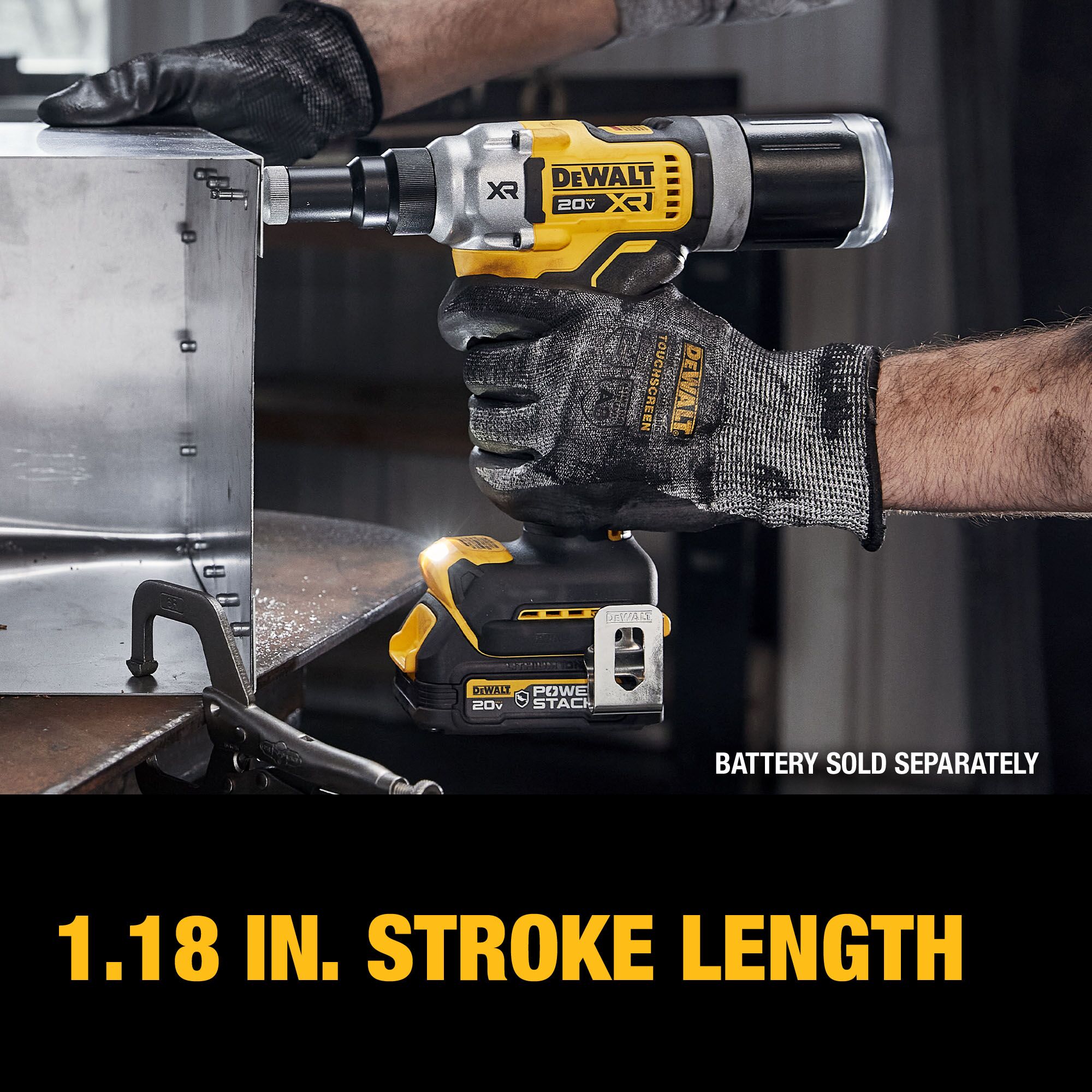 Herramienta para remaches DEWALT 20V 1/4-In (Desnuda) DCF414B