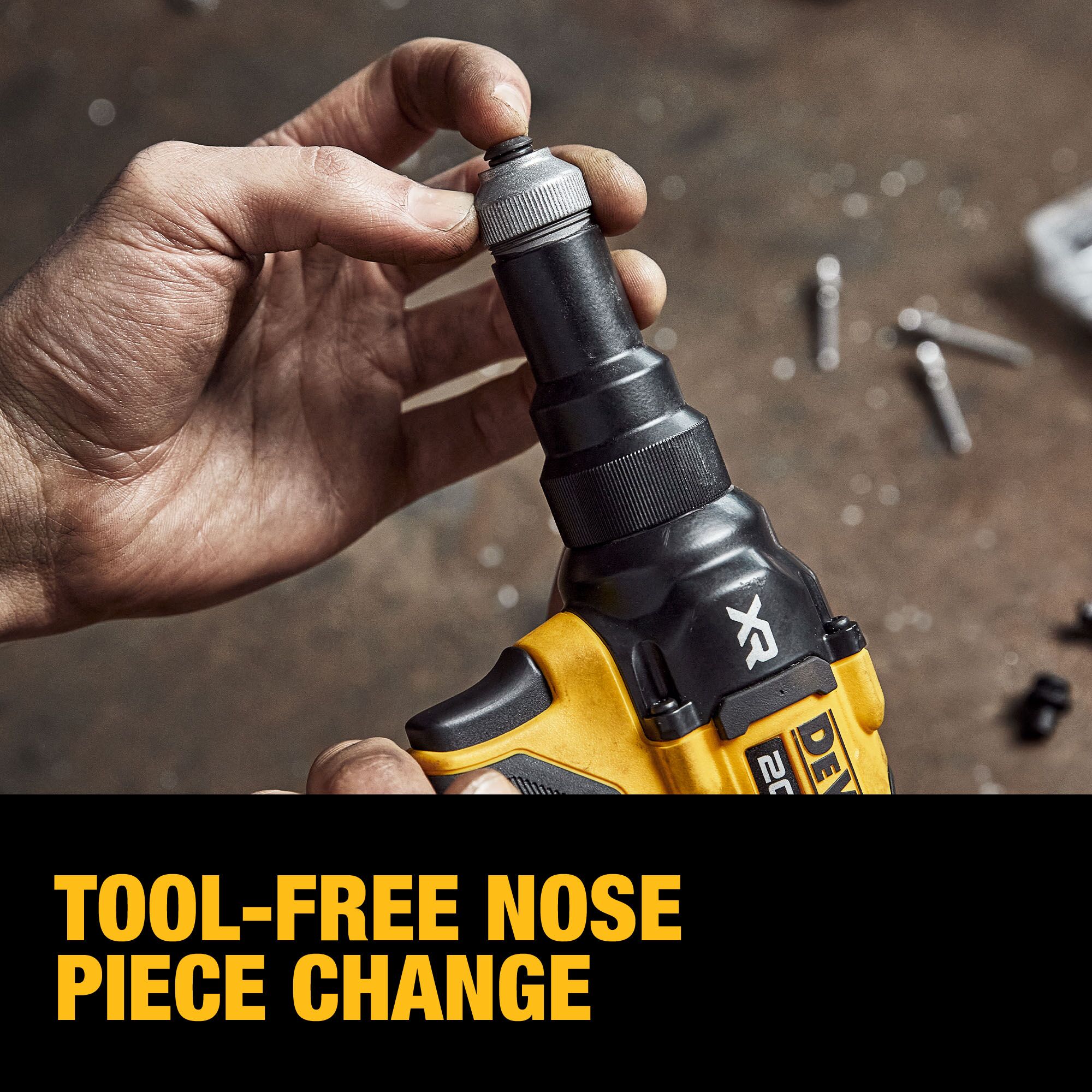 Herramienta para remaches DEWALT 20V 1/4-In (Desnuda) DCF414B