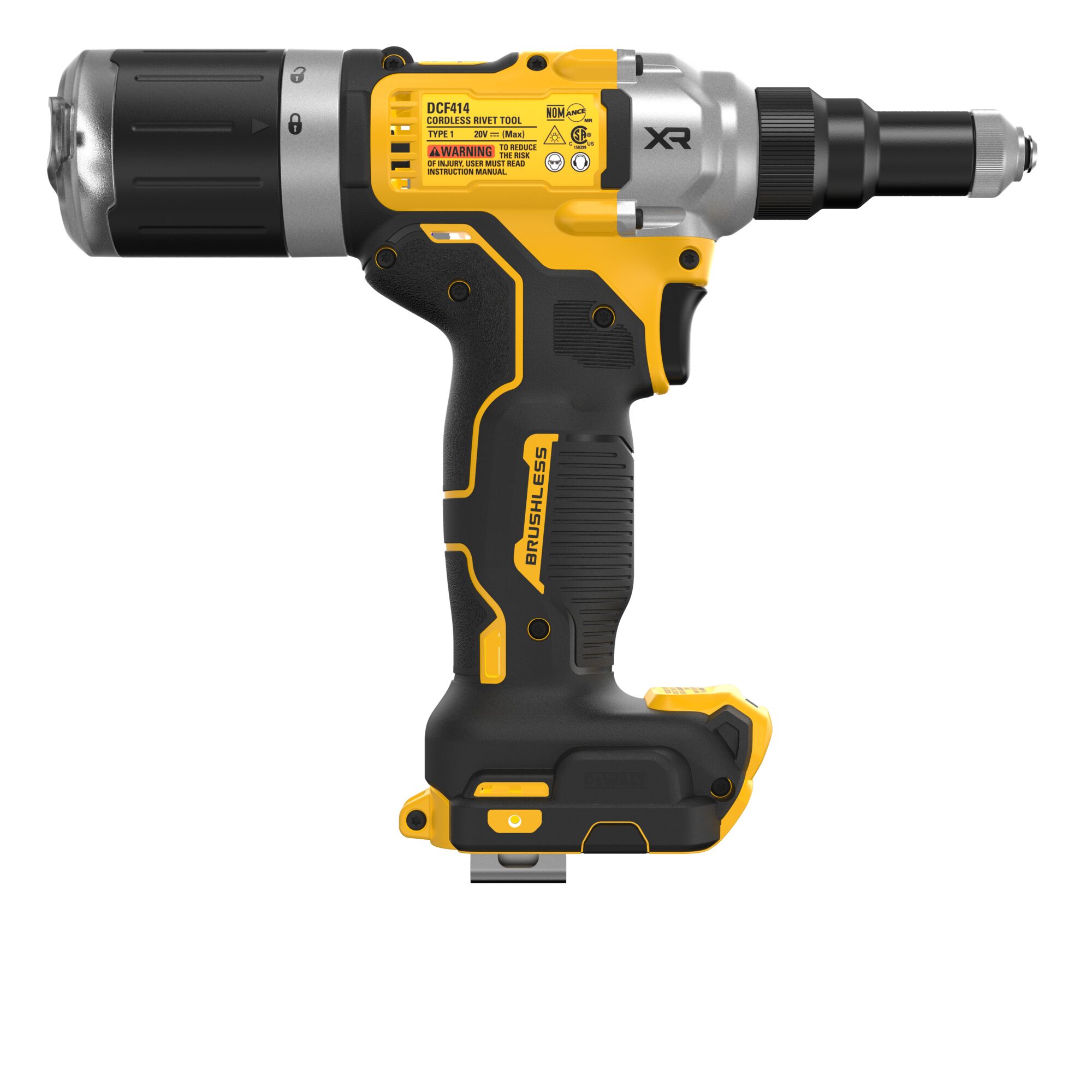 Herramienta para remaches DEWALT 20V 1/4-In (Desnuda) DCF414B