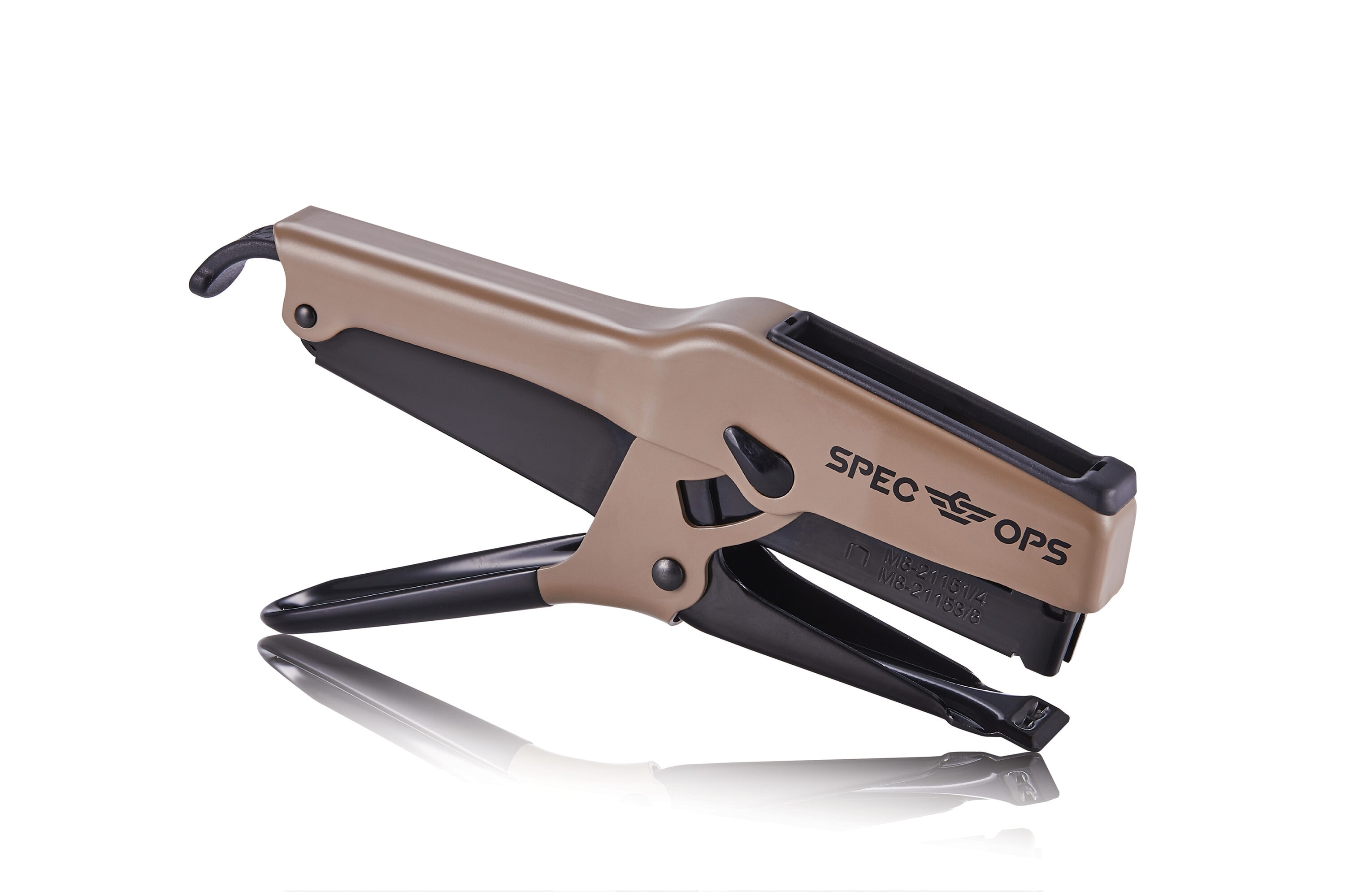 Grapas de 45 hojas resistentes Spec Ops Tools, grapadora de alicate mediano, grapadora manual M8E