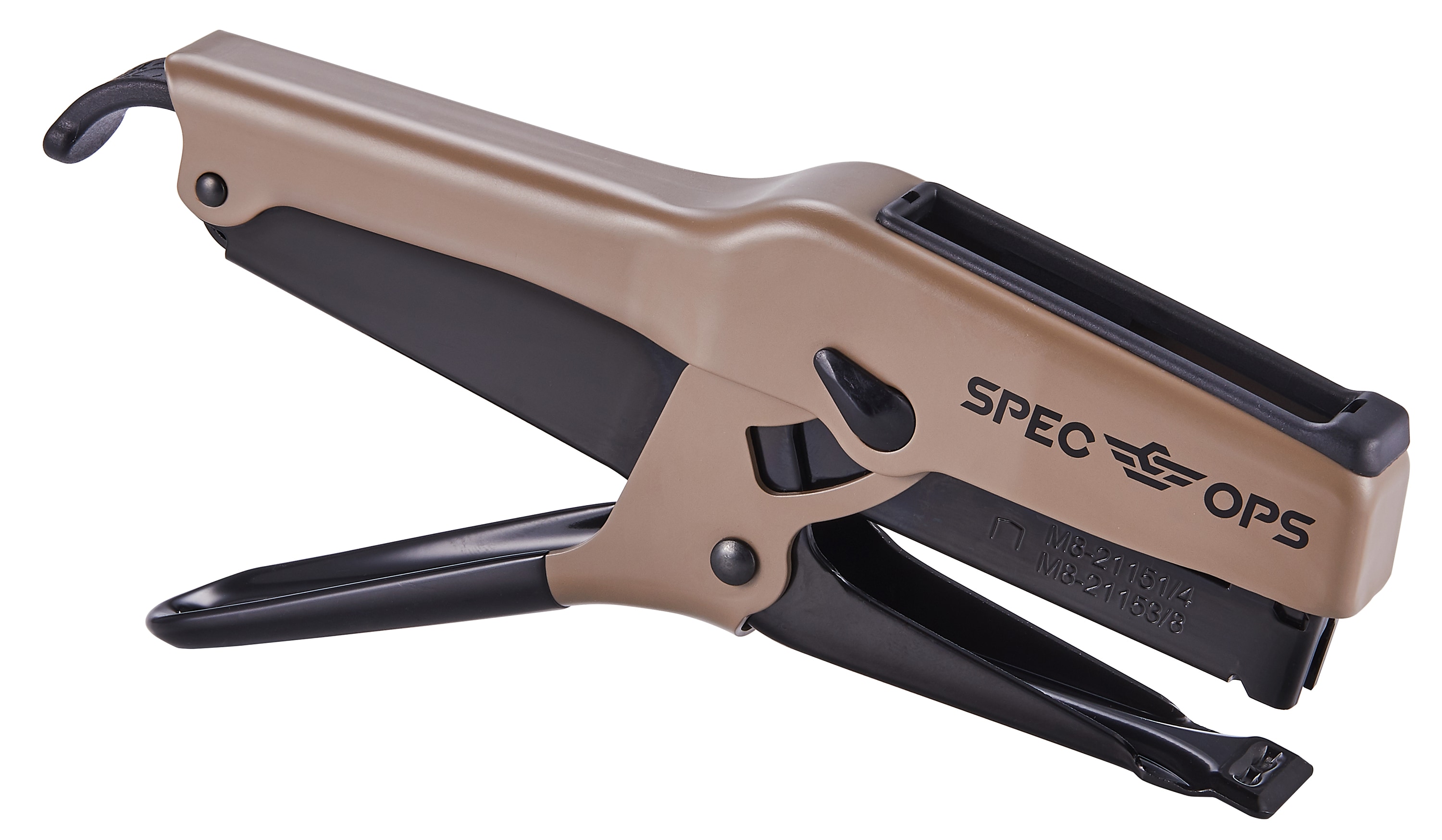 Grapas de 45 hojas resistentes Spec Ops Tools, grapadora de alicate mediano, grapadora manual M8E