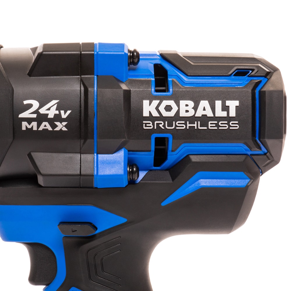 Llave de impacto inalámbrica sin escobillas de velocidad variable de 24 voltios Kobalt XTR 1/2 pulgadas (batería incluida) KXIW 1424A-03