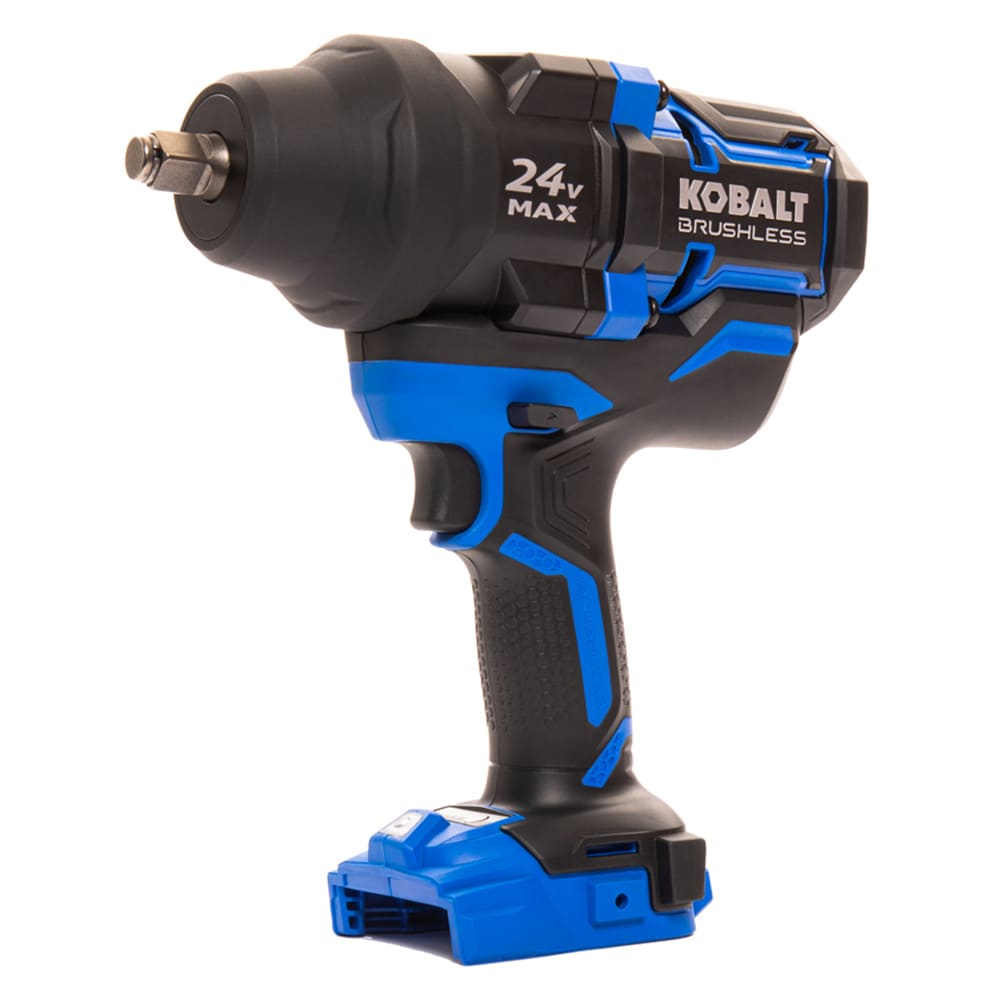 Llave de impacto inalámbrica sin escobillas de velocidad variable de 24 voltios Kobalt XTR 1/2 pulgadas (batería incluida) KXIW 1424A-03