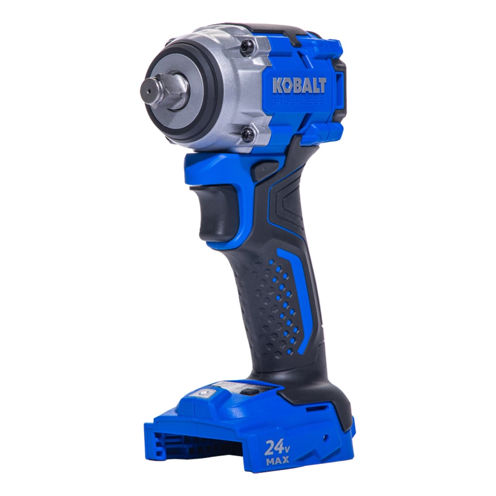 Llave de Impacto Inalámbrica Kobalt de 24 voltios con Velocidad Variable y Tecnología Sin Escobillas de 1/2 pulgadas KCIW 224B-03