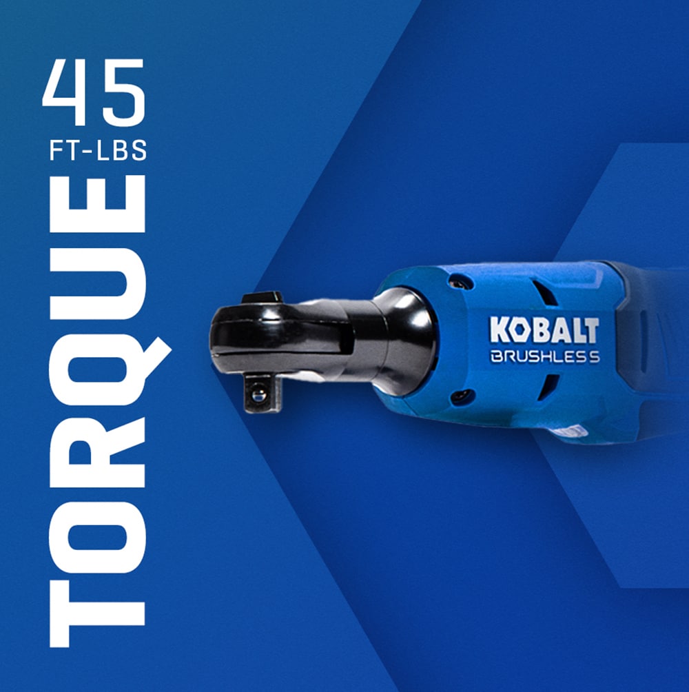 Llave de trinquete inalámbrica de 24 voltios de velocidad variable y sin escobillas de 3/8 pulgadas Kobalt KRW 224B-03