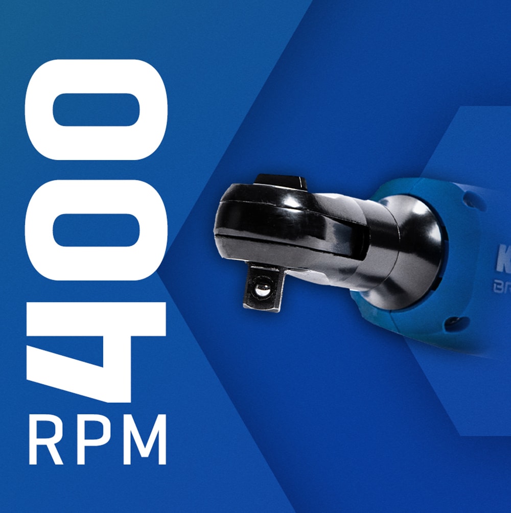 Llave de trinquete inalámbrica de 24 voltios de velocidad variable y sin escobillas de 3/8 pulgadas Kobalt KRW 224B-03
