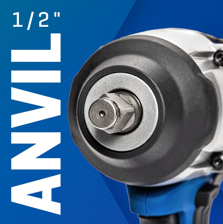 Llave de Impacto Inalámbrica Kobalt de 24 voltios con Velocidad Variable y sin Escobillas de 1/2 pulgadas (Batería Incluida) KIW 4024A-03