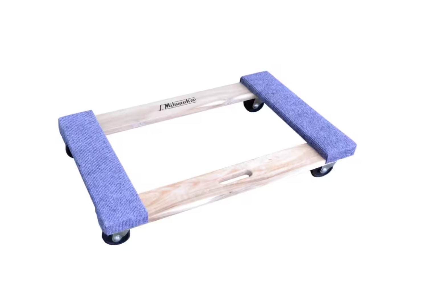 Carretilla de madera con capacidad de 1000 libras y 4 ruedas en varios colores/acabados de Milwaukee 73700.