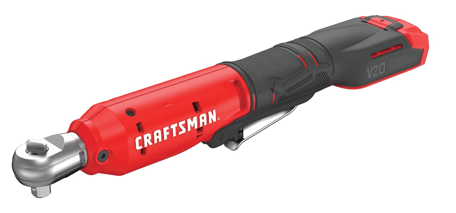 Llave de trinquete inalámbrica CRAFTSMAN V20 de 20 voltios con velocidad variable máxima de 3/8 pulgadas Drive CMCF930B