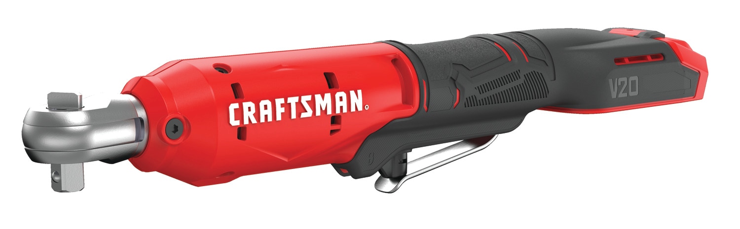 Llave de trinquete inalámbrica CRAFTSMAN V20 de 20 voltios con velocidad variable máxima de 3/8 pulgadas Drive CMCF930B