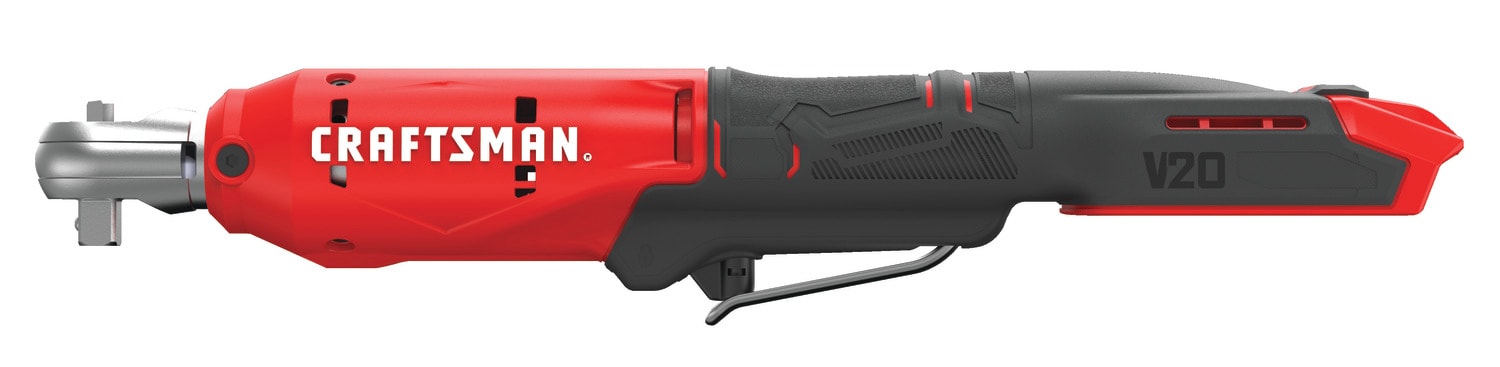 Llave de trinquete inalámbrica CRAFTSMAN V20 de 20 voltios con velocidad variable máxima de 3/8 pulgadas Drive CMCF930B