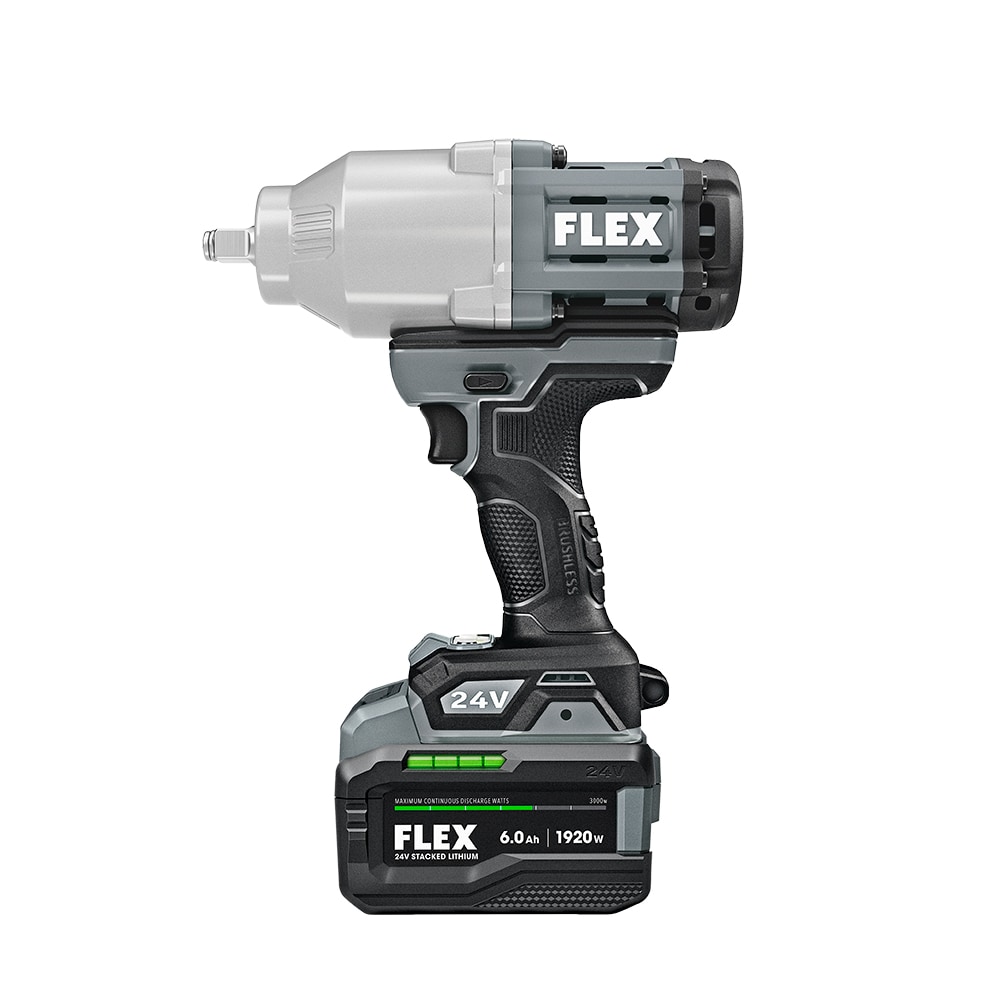 Llave de impacto inalámbrica de 24 voltios con velocidad variable y sin escobillas de 1/2 pulgadas (batería incluida) FX1471-1H
