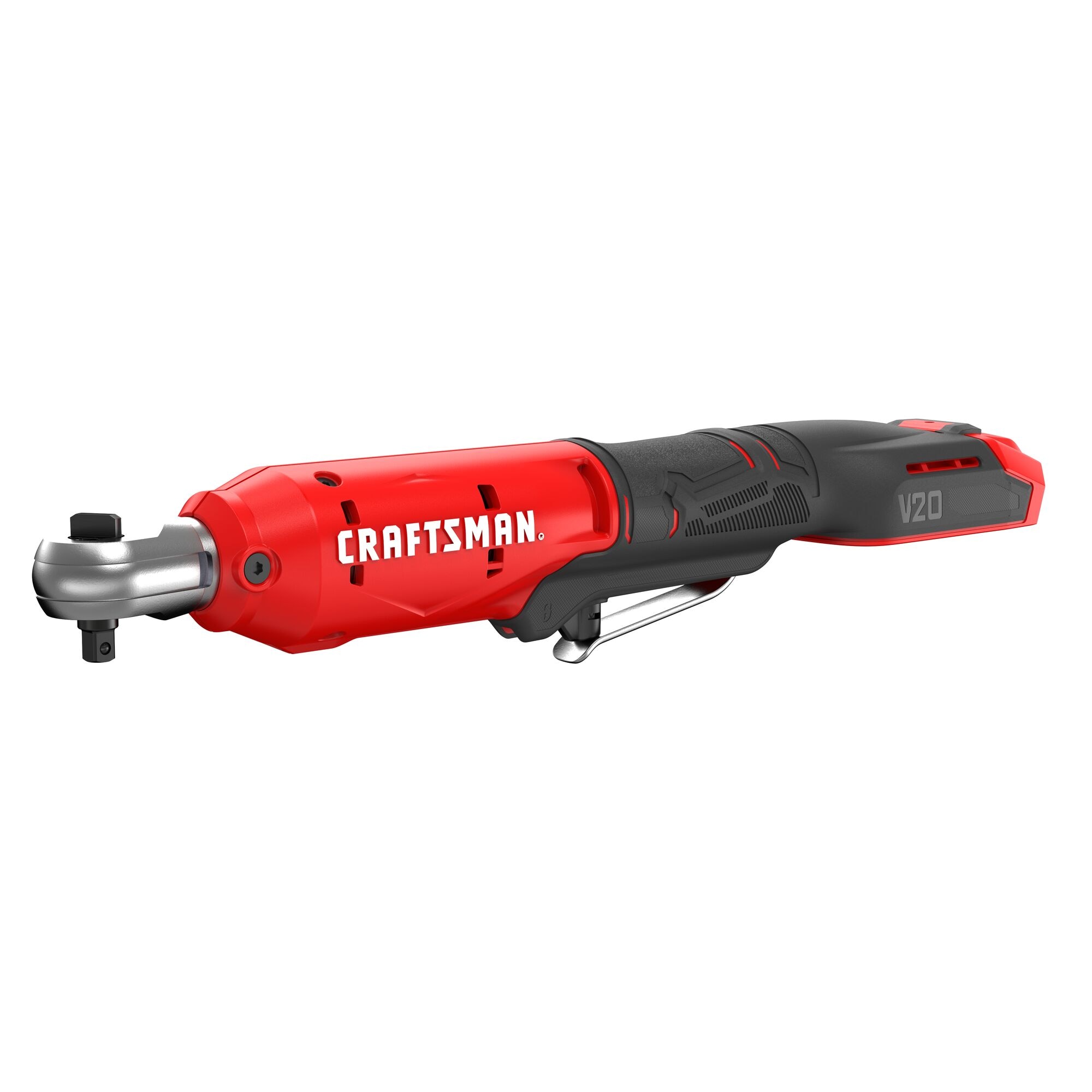 Llave de trinquete inalámbrica CRAFTSMAN V20 de 20 voltios Max con velocidad variable de 1/4 pulgadas CMCF934B