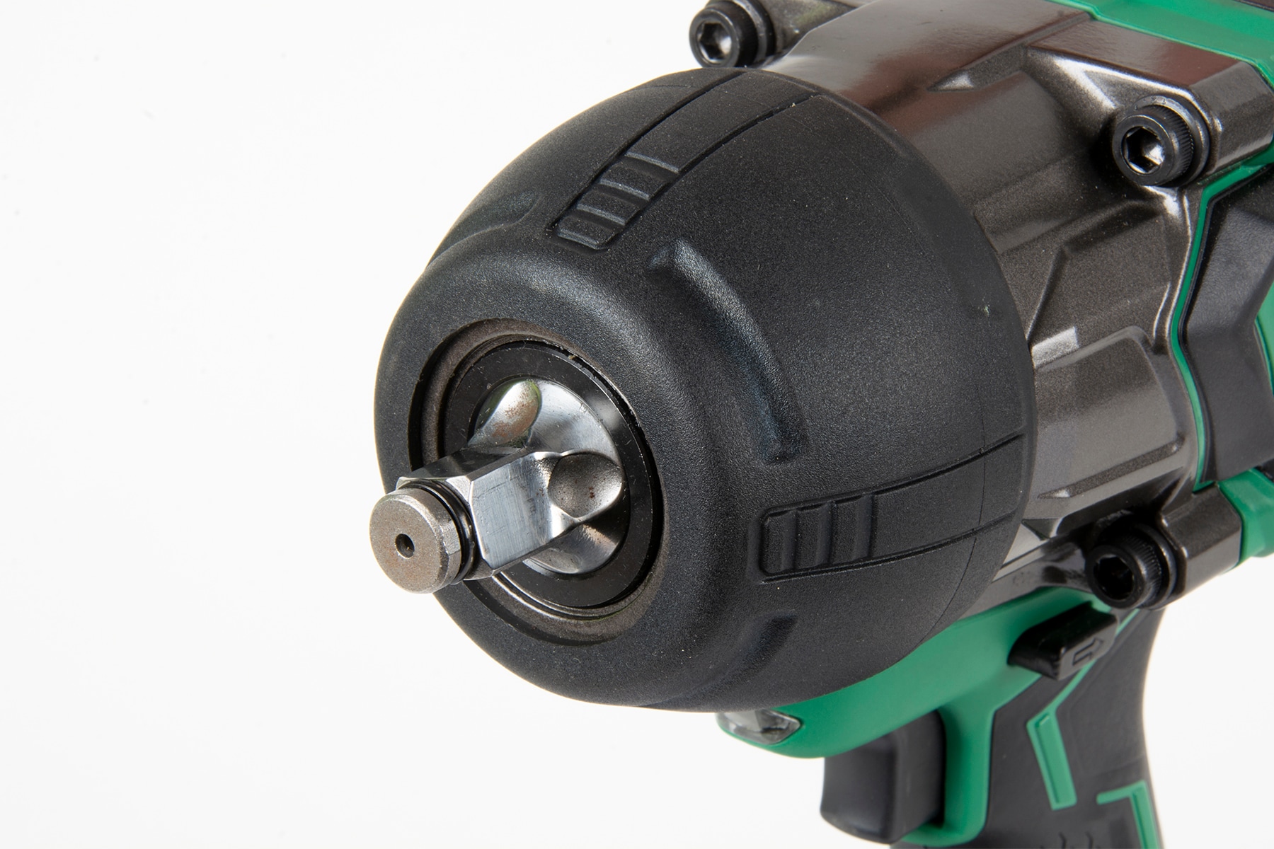 Llave de impacto inalámbrica con capacidad híbrida de 36 voltios y velocidad variable sin escobillas de 1/2 pulgada.