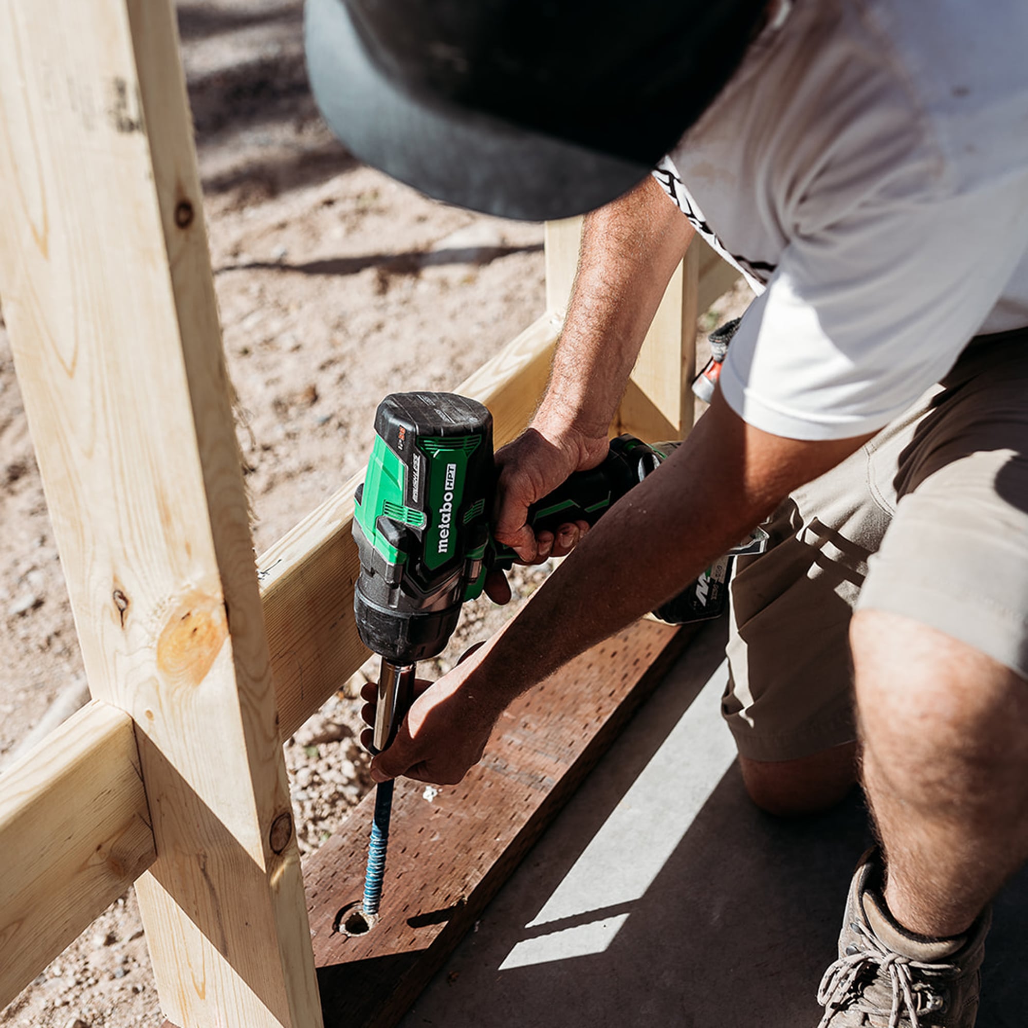 Llave de impacto inalámbrica Metabo HPT 36 voltios con variación de velocidad sin escobillas de 3/4 pulgadas, cuadro cuadrado WR36DFQ4M