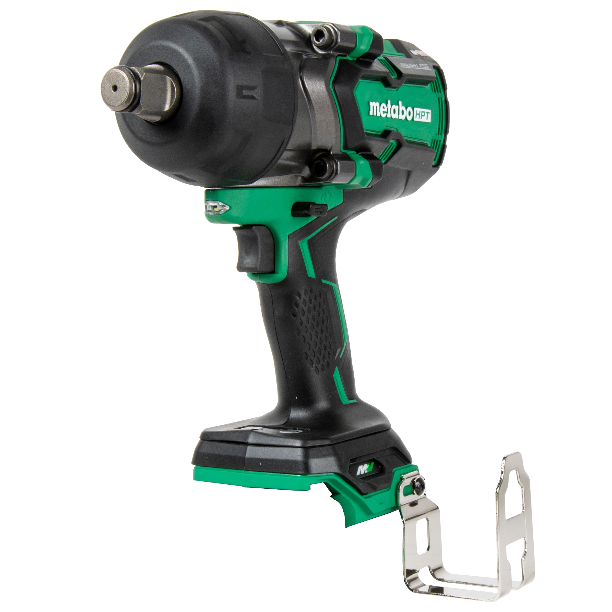 Llave de impacto inalámbrica Metabo HPT 36 voltios con variación de velocidad sin escobillas de 3/4 pulgadas, cuadro cuadrado WR36DFQ4M
