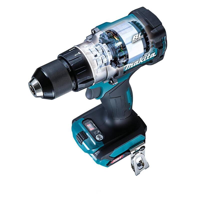 Herramienta inalámbrica sin escobillas Makita 40V Max XGT Hammer Driver-Drill de 1/2 pulgadas, solo herramienta con batería de 40V Max XGT 4.0Ah - GPH01Z-BL4040