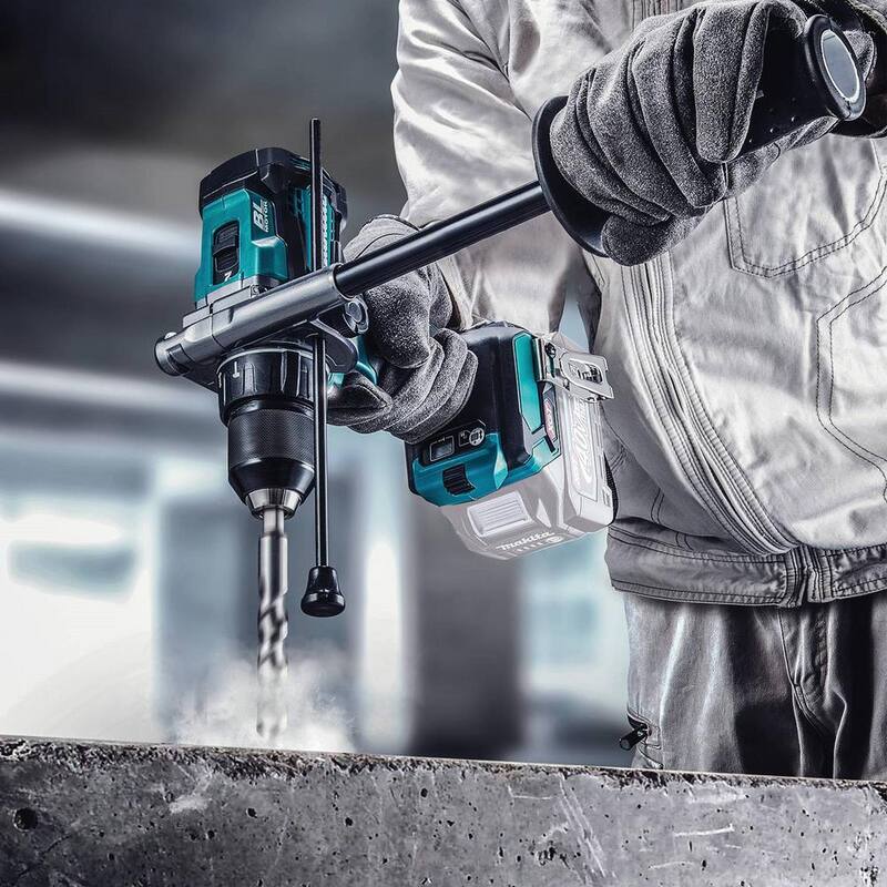 Herramienta inalámbrica sin escobillas Makita 40V Max XGT Hammer Driver-Drill de 1/2 pulgadas, solo herramienta con batería de 40V Max XGT 4.0Ah - GPH01Z-BL4040