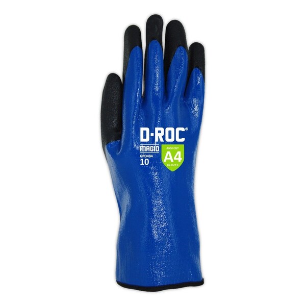 Guantes líquidos y químicos Magid, Azules, Talla 9 - GPD484-9