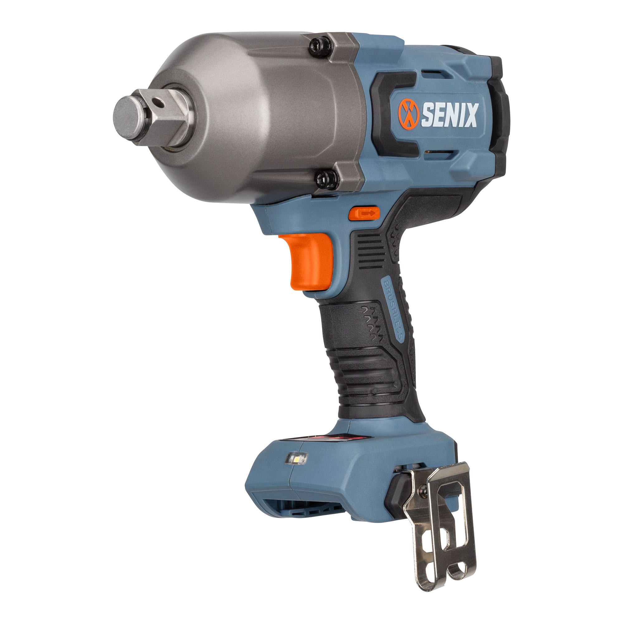 Llave de impacto inalámbrica SENIX X2 de 20 voltios con velocidad variable sin escobillas de 3/4 pulgadas PDWX2-M5-0