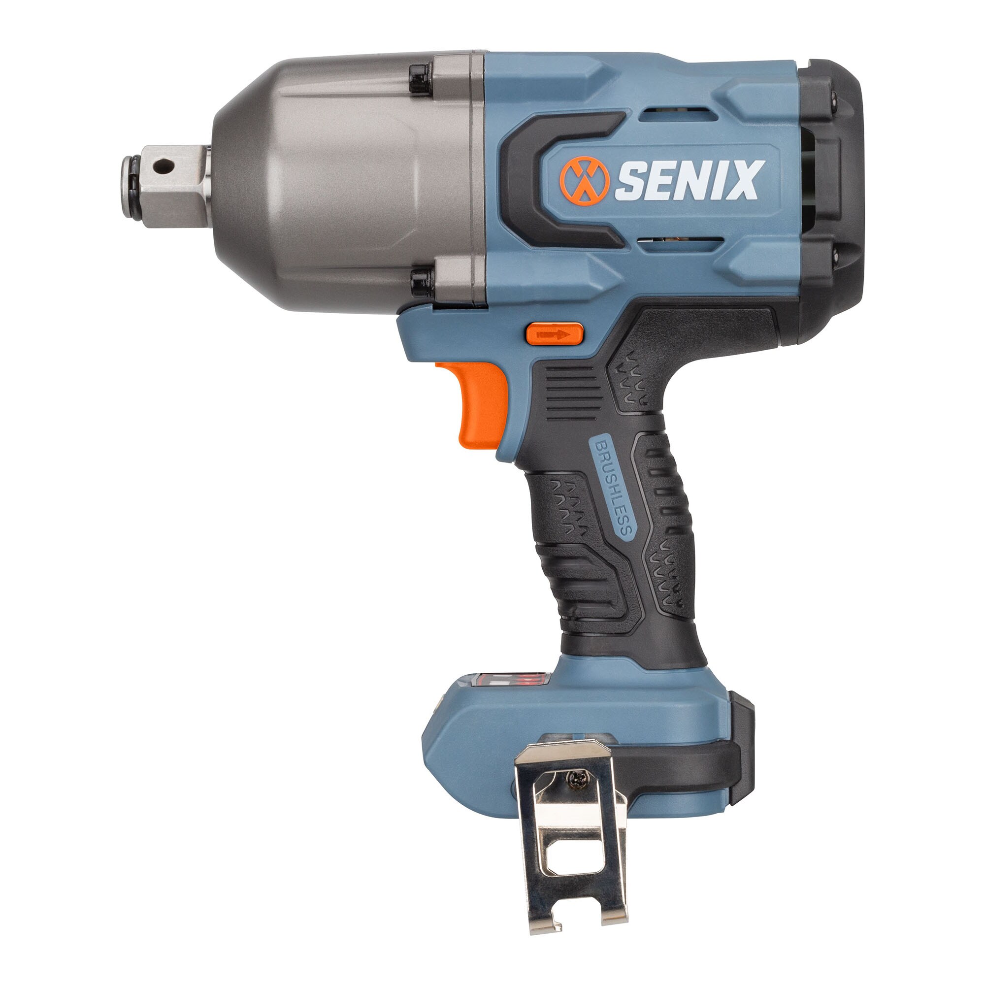 Llave de impacto inalámbrica SENIX X2 de 20 voltios con velocidad variable sin escobillas de 3/4 pulgadas PDWX2-M5-0