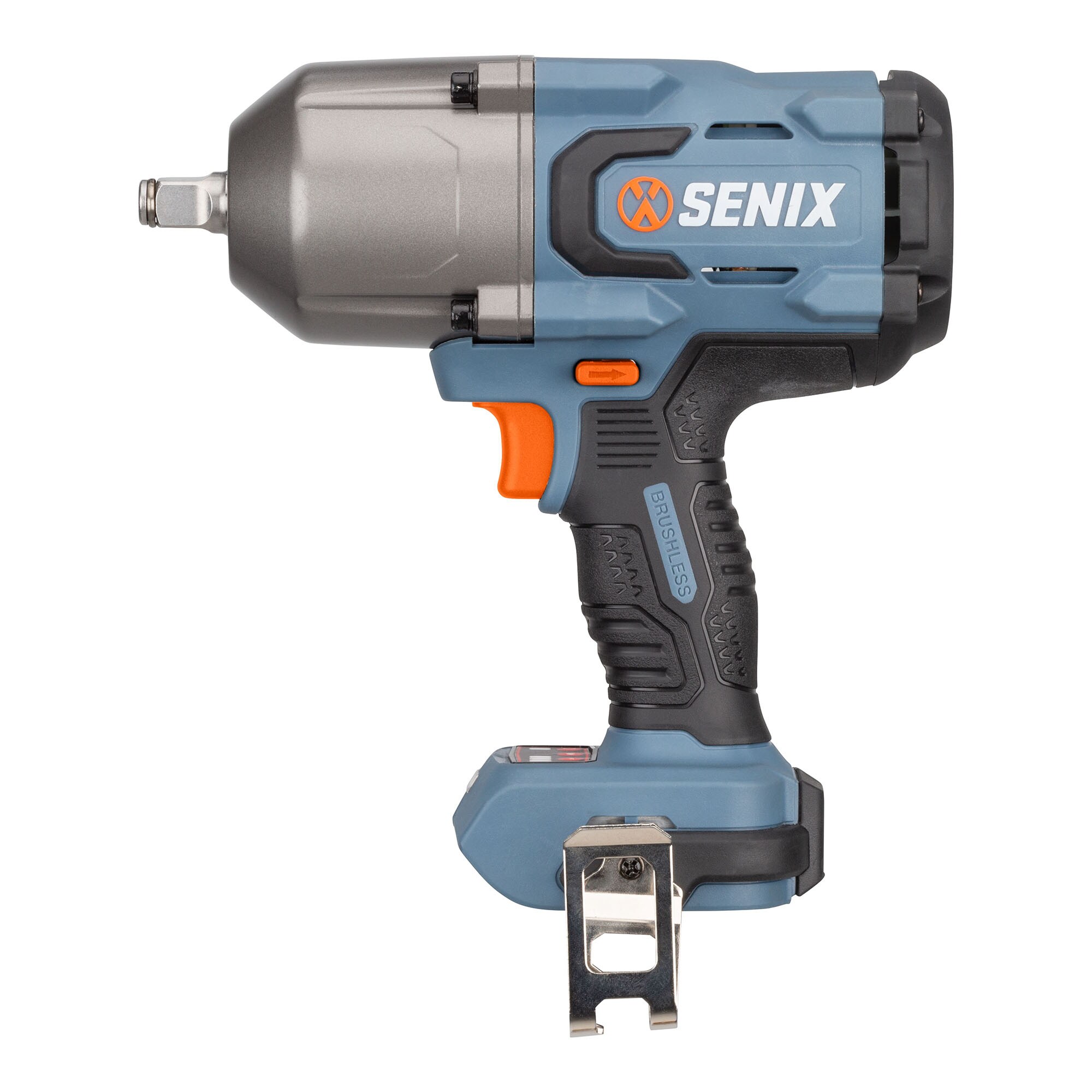 Llave de impacto inalámbrica SENIX X2 20 voltios con velocidad variable sin escobillas de 1/2 pulgada cuadrada PDWX2-M4-0