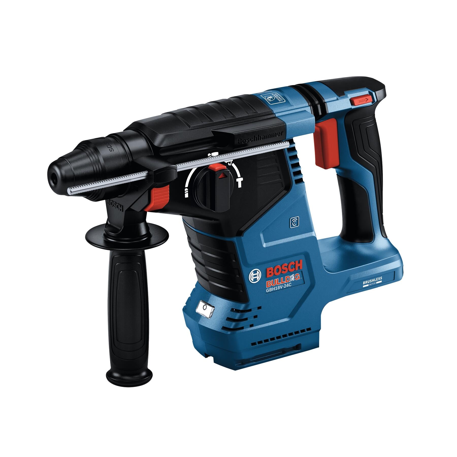 Martillo rotativo inalámbrico Bosch Bulldog de 18 voltios SDS-plus con velocidad variable GBH18V-24CN