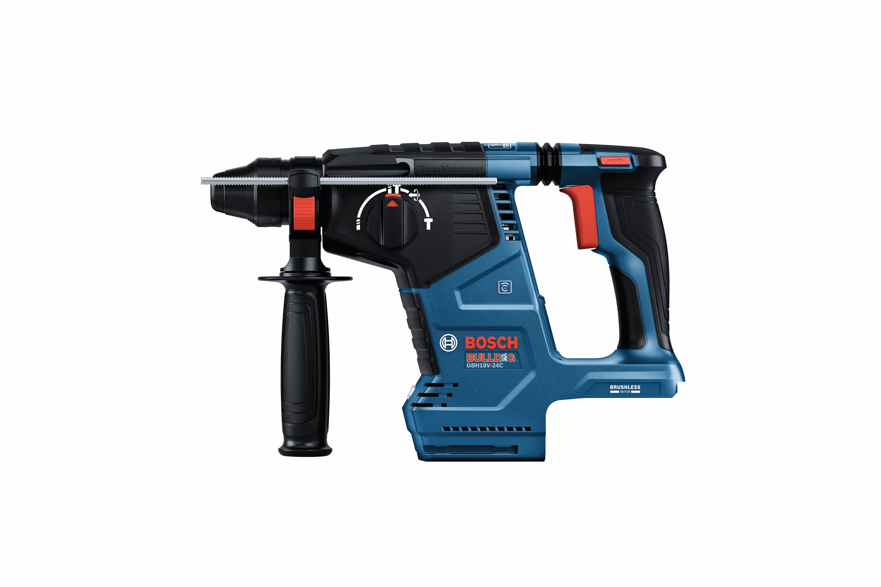 Martillo Rotativo Inalámbrico Bosch Bulldog 18-volt 8-Amp SDS-Plus SDS-plus de Velocidad Variable GBH18V-24CK24