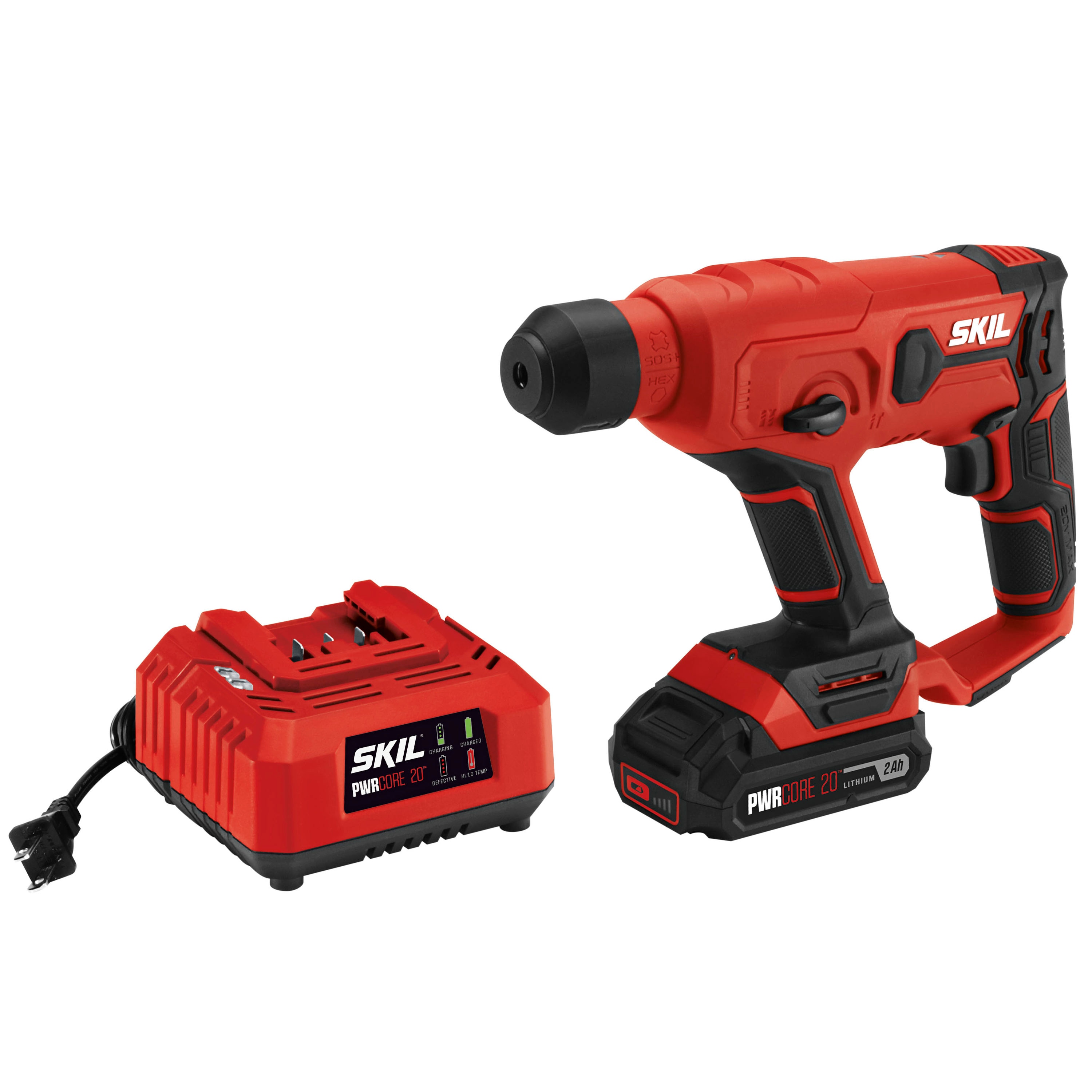 Martillo rotativo inalámbrico SKIL PWR CORE 20 de 20 voltios con velocidad variable SDS-Plus SDS-plus RH170202