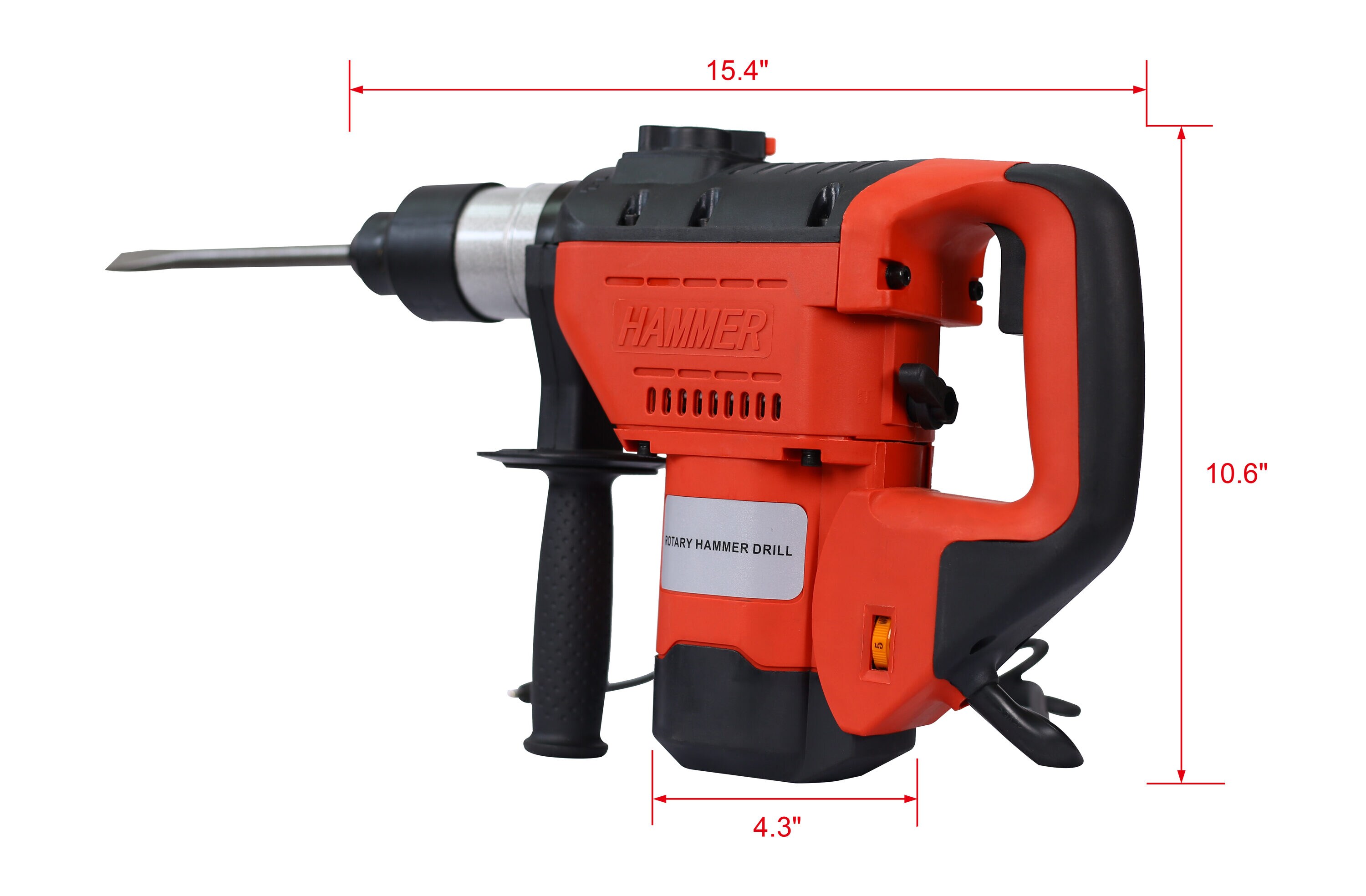 Taladro de martillo rotativo de velocidad variable Kahomvis 12.5 amperios SDS-Plus SDS-plus GH-QPW4-6685